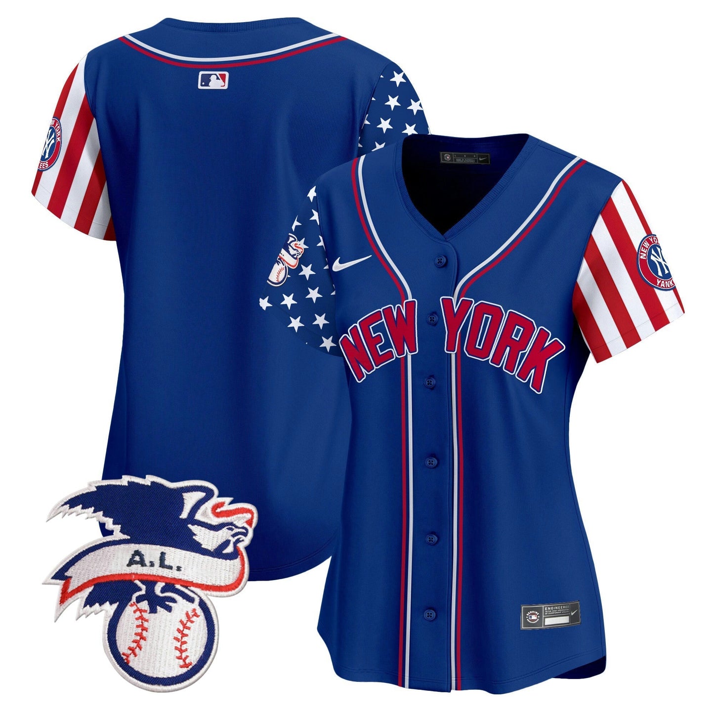 Camisa MLB Women’s New York 2024 Fourth of July Vapor Premier Limited Jersey V6