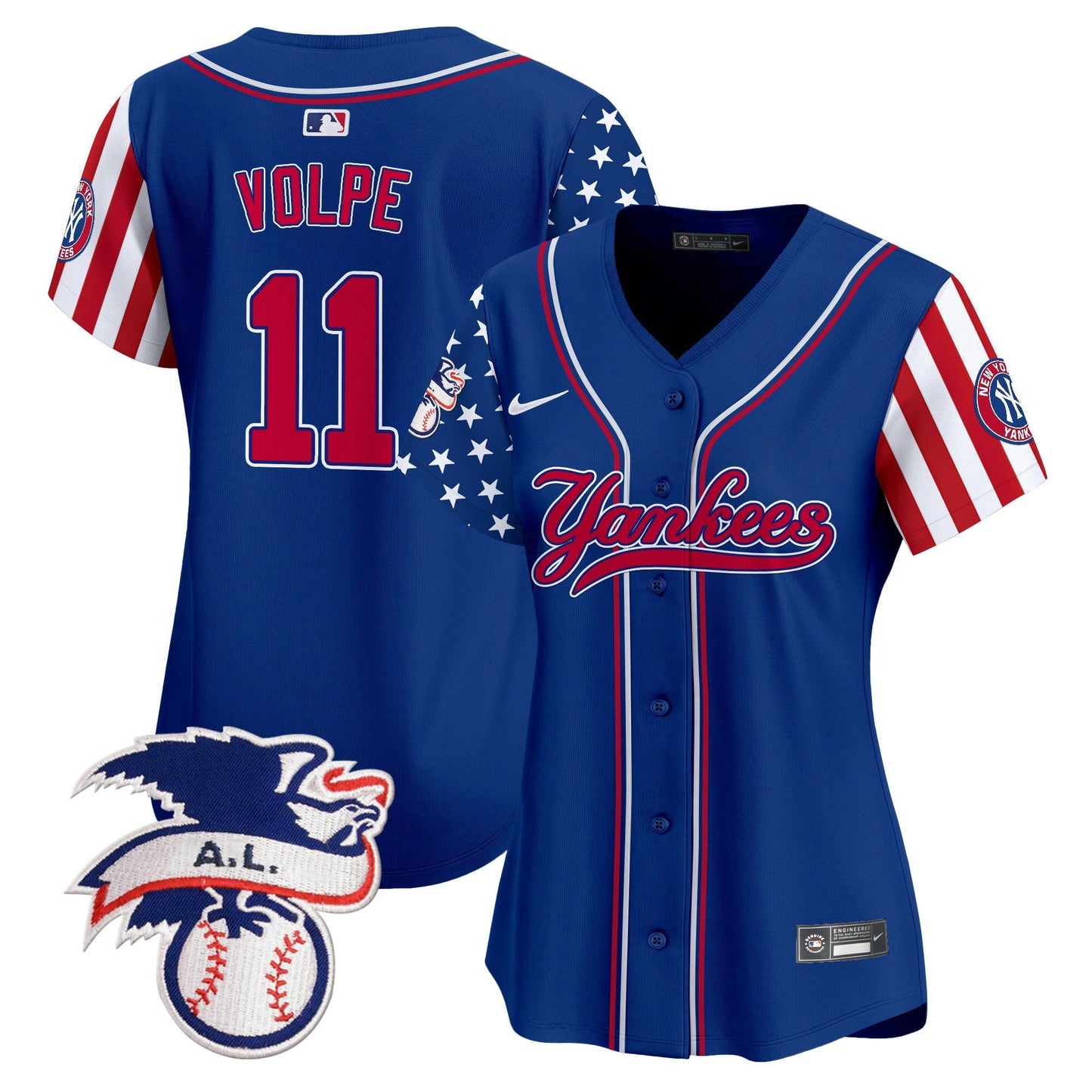 Camisa MLB Women’s New York 2024 Fourth of July Vapor Premier Limited Jersey V7