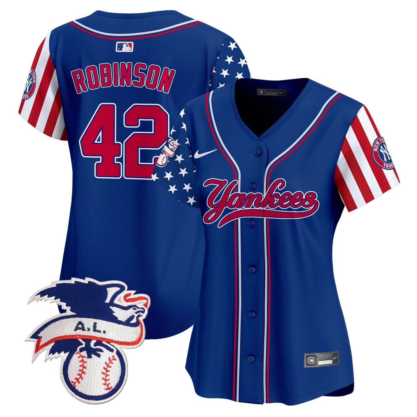 Camisa MLB Women’s New York 2024 Fourth of July Vapor Premier Limited Jersey V7
