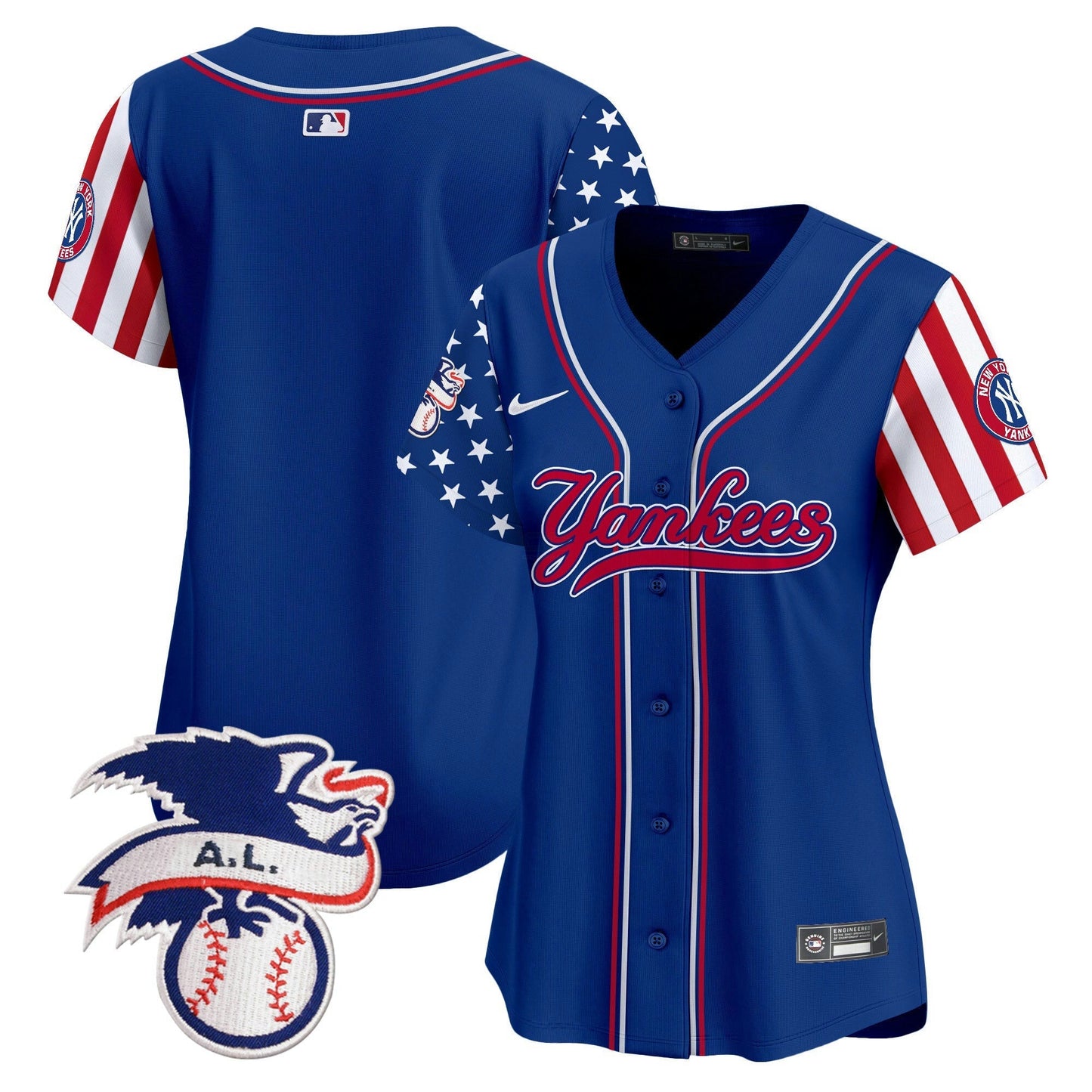 Camisa MLB Women’s New York 2024 Fourth of July Vapor Premier Limited Jersey V7