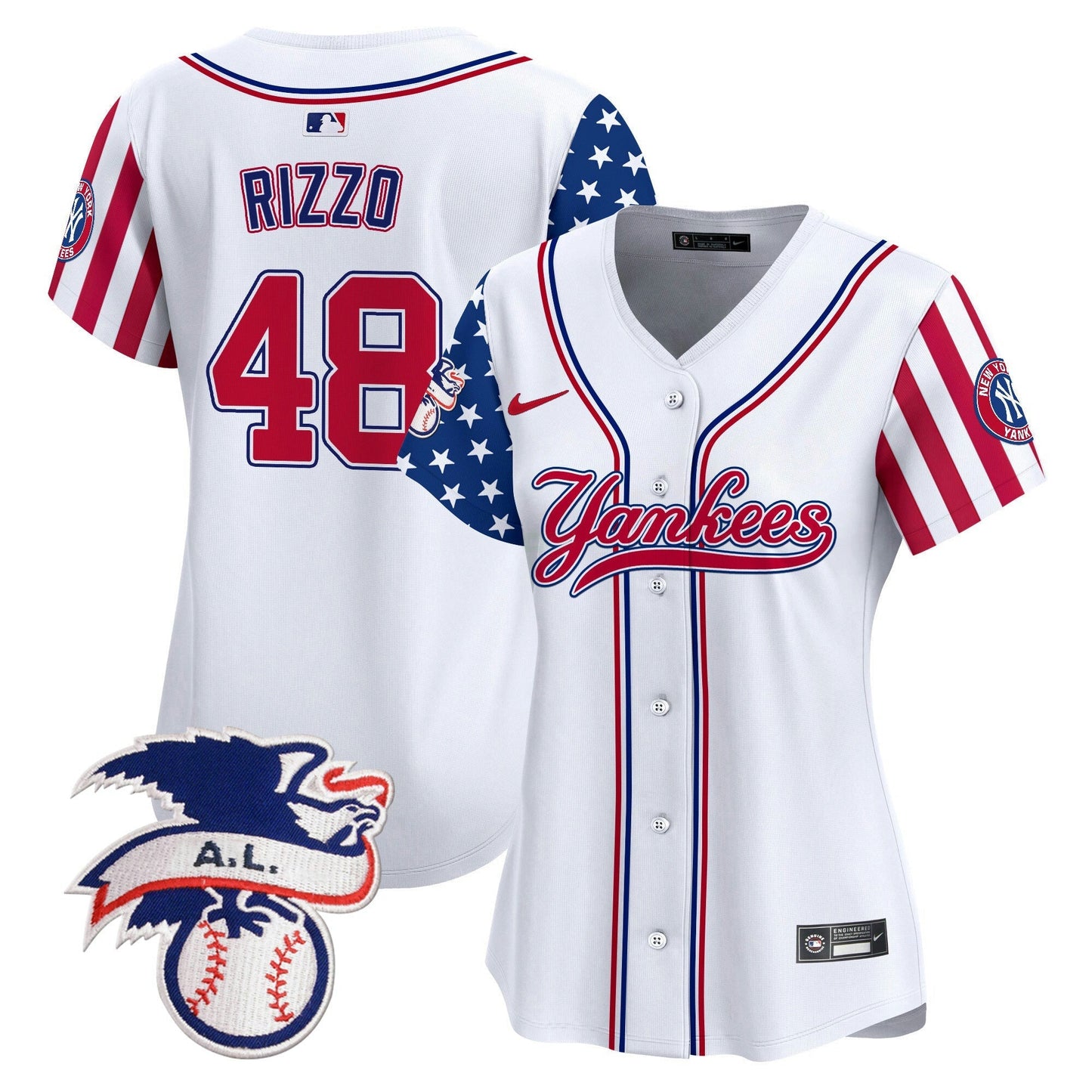 Camisa MLB Women’s New York 2024 Fourth of July Vapor Premier Limited Jersey V7