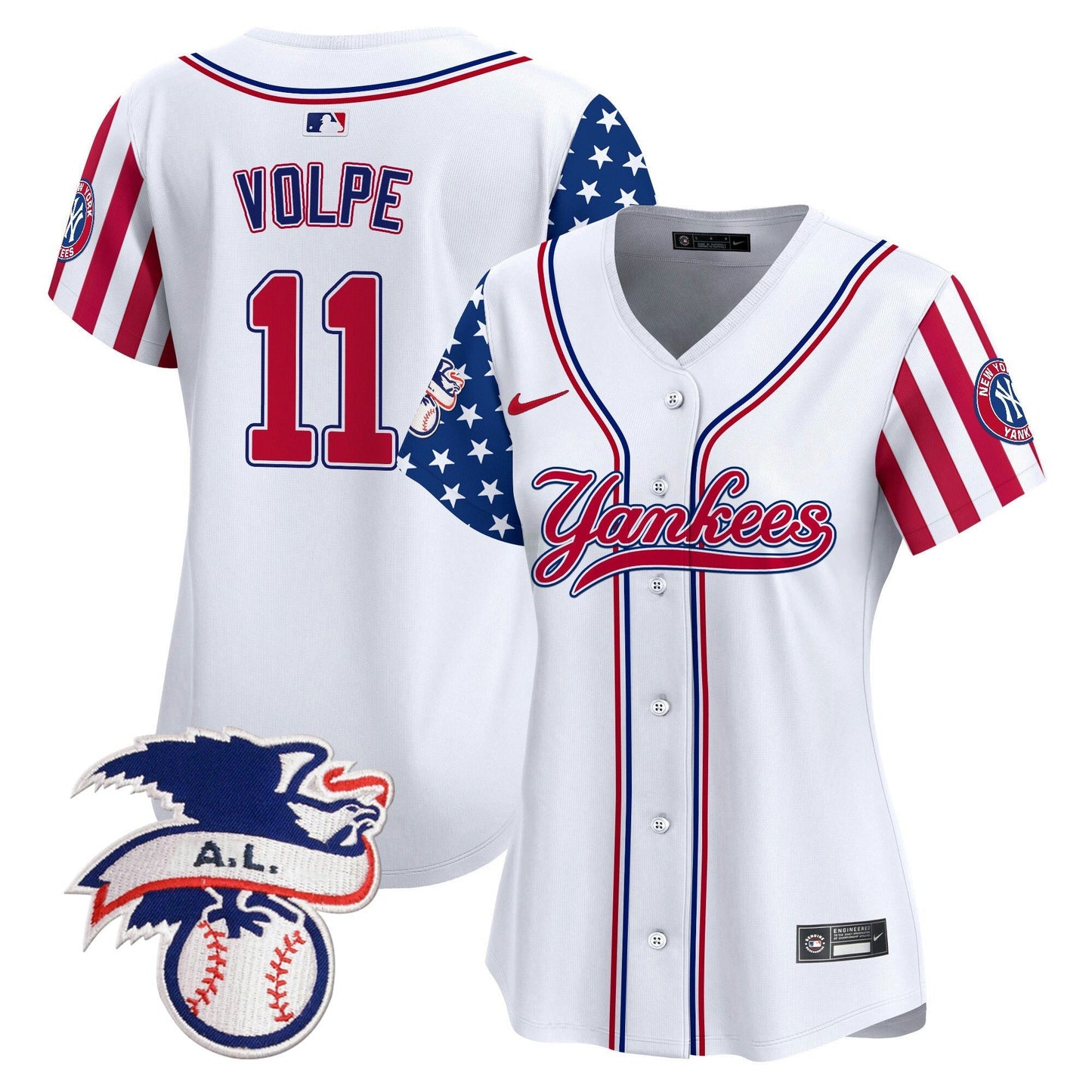 Camisa MLB Women’s New York 2024 Fourth of July Vapor Premier Limited Jersey V7