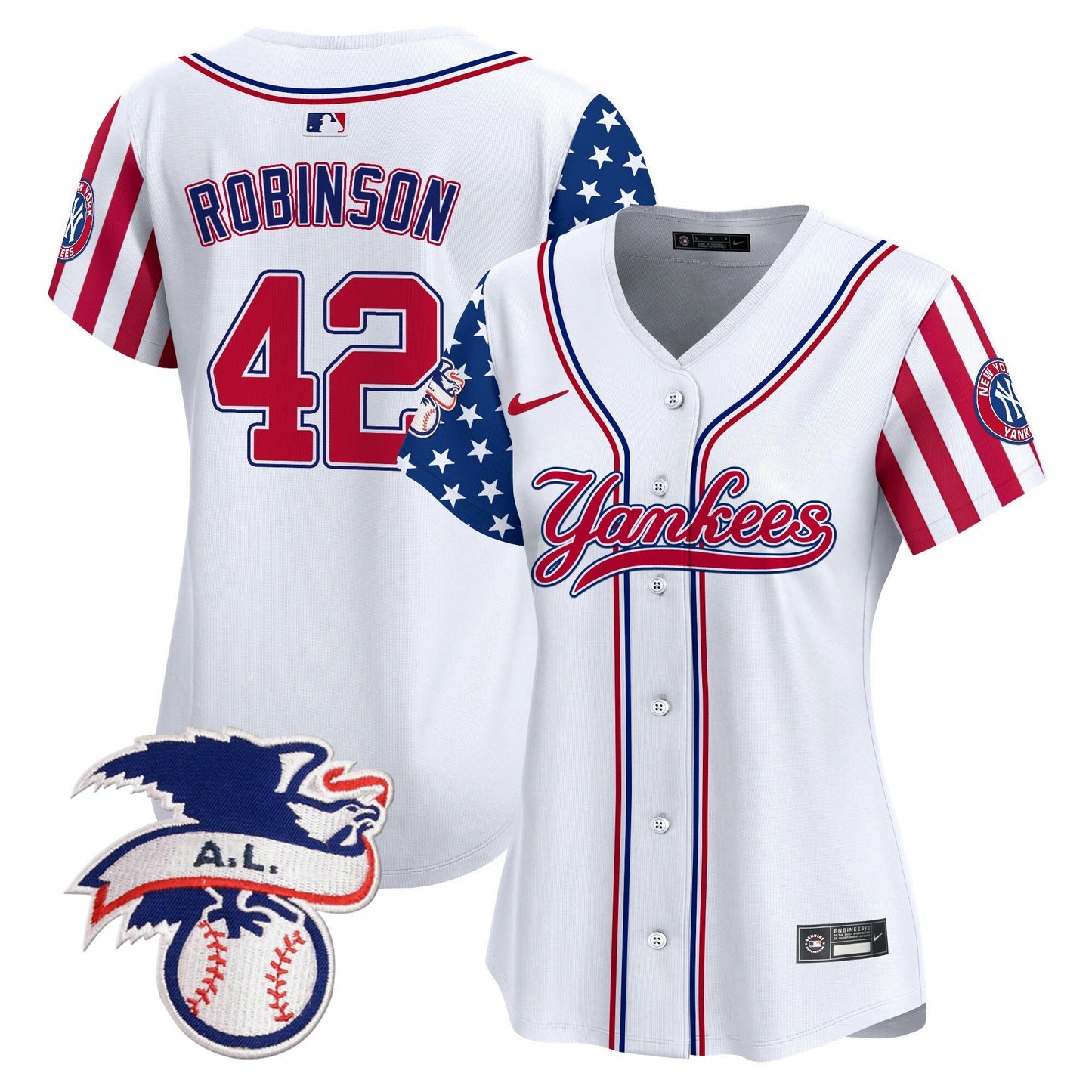Camisa MLB Women’s New York 2024 Fourth of July Vapor Premier Limited Jersey V7