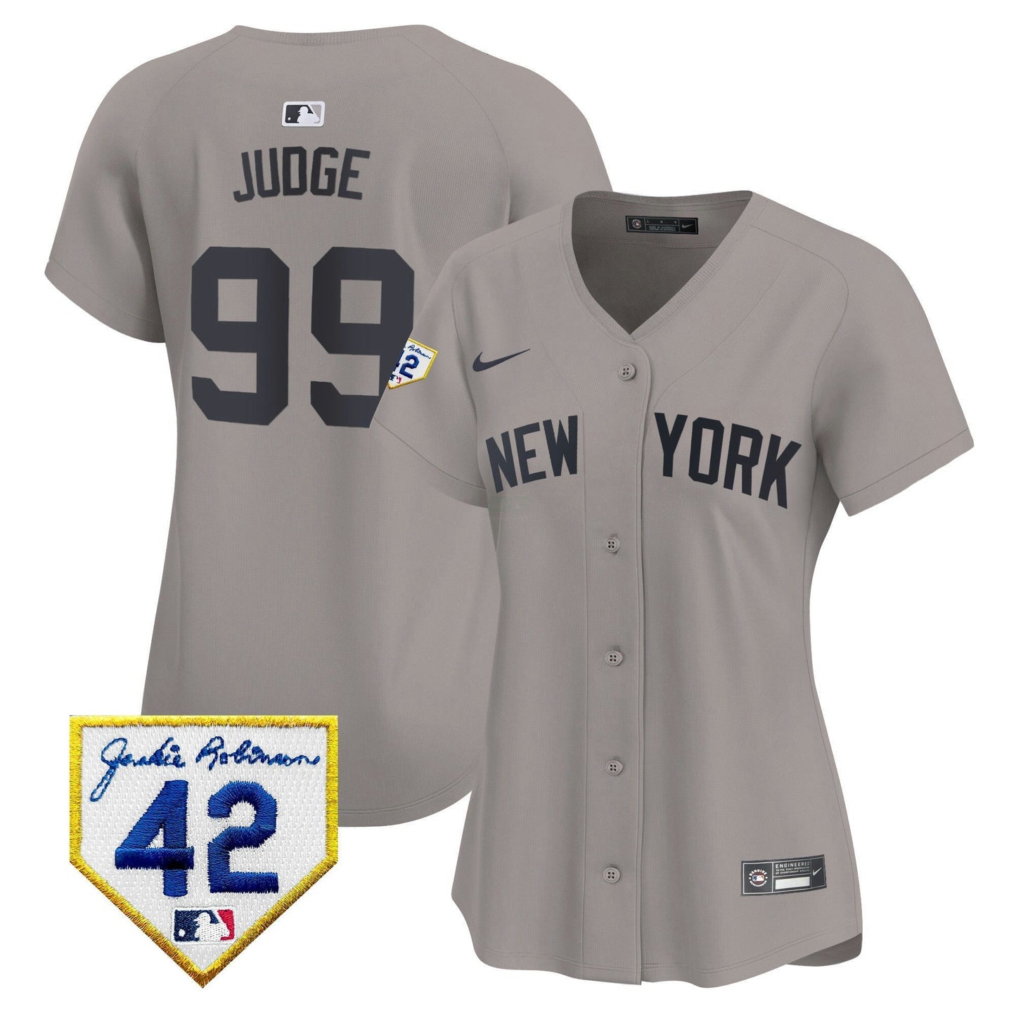 Camisa MLB New York Yankees Women’s New York 2024 Jackie Robinson Patch Vapor Premier Limited Jersey