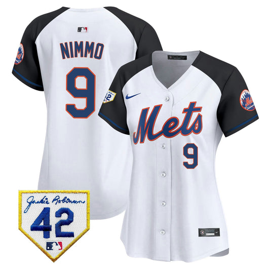 Camisa MLB New York Mets Women’s New York 2024 Jackie Robinson Patch Vapor Premier Limited Jersey
