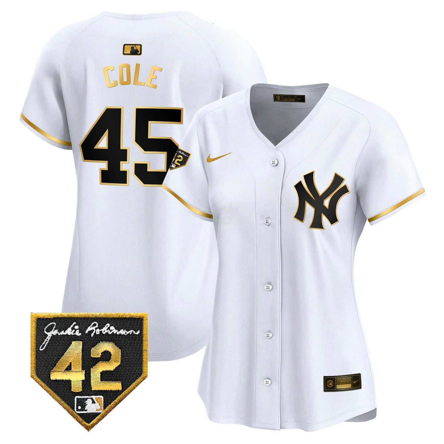 Camisa MLB New York Yankees Women’s New York 2024 Jackie Robinson Patch Vapor Premier Limited Jersey