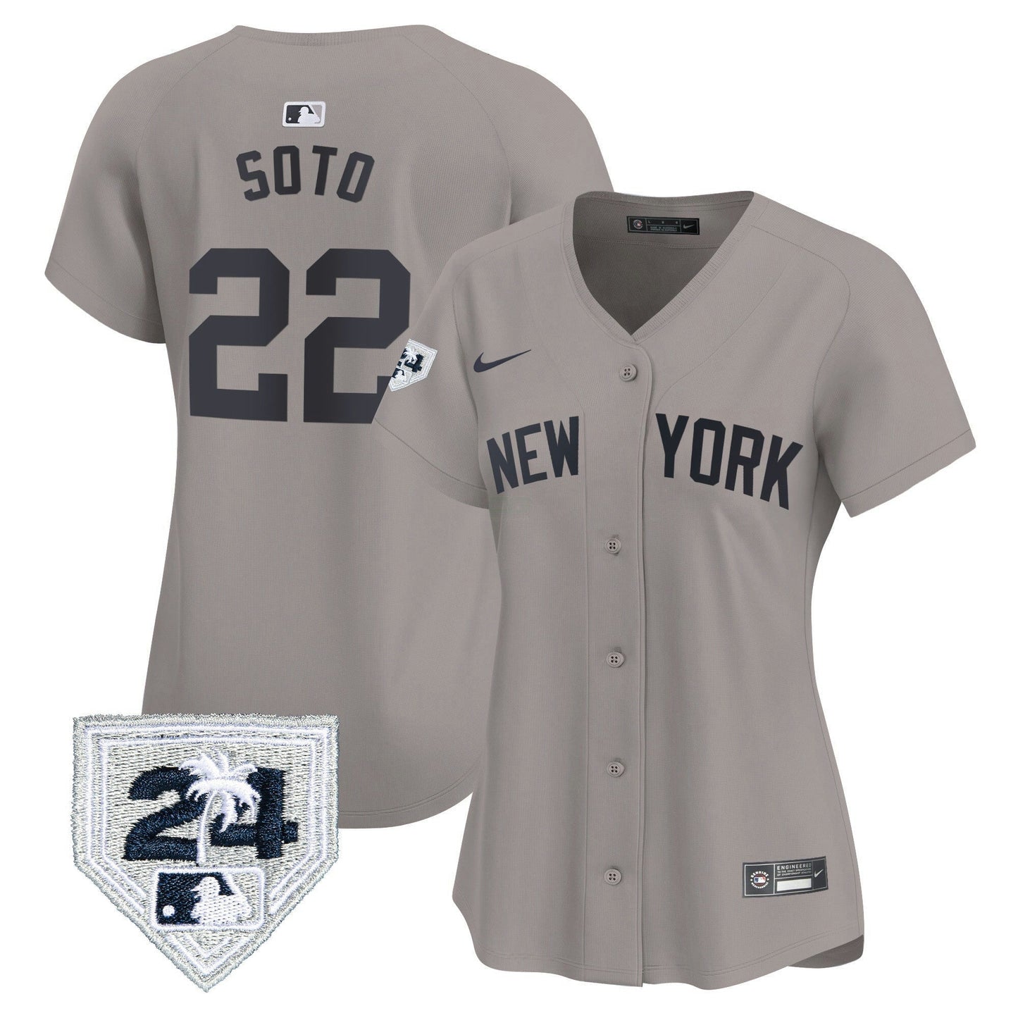 Camisa MLB Women’s New York 2024 Spring Training Patch Vapor Premier Limited Jersey