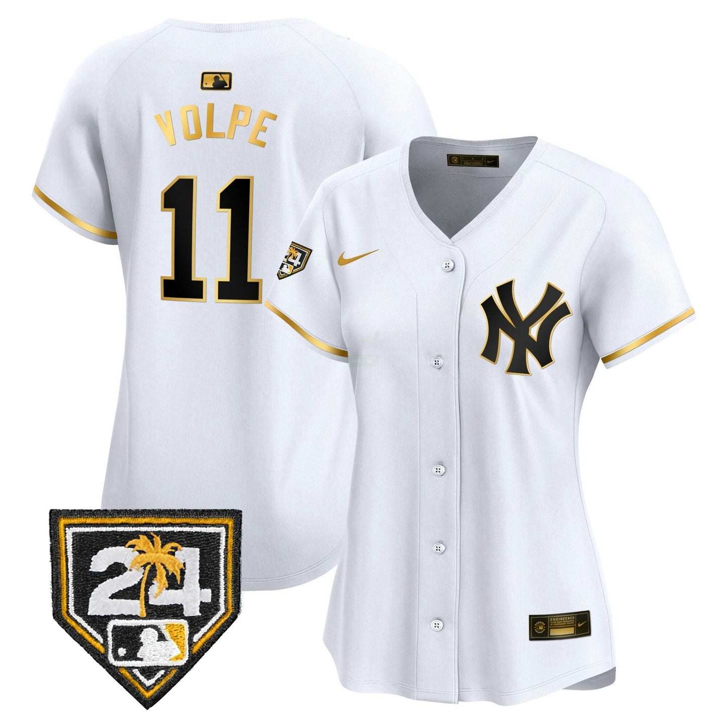 Camisa MLB Women’s New York 2024 Spring Training Patch Vapor Premier Limited Jersey