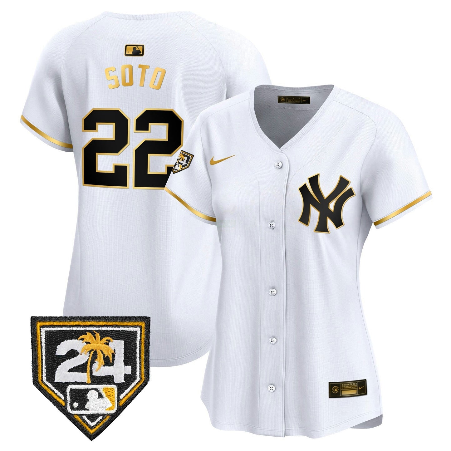 Camisa MLB Women’s New York 2024 Spring Training Patch Vapor Premier Limited Jersey