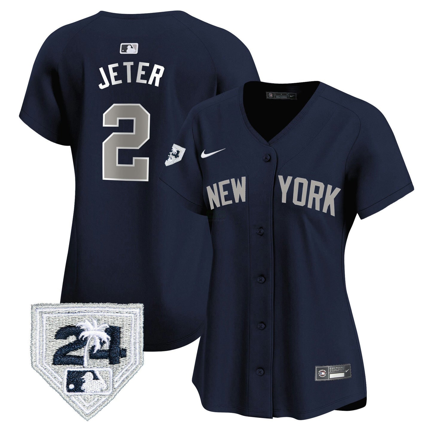 Camisa MLB Women’s New York 2024 Spring Training Patch Vapor Premier Limited Jersey