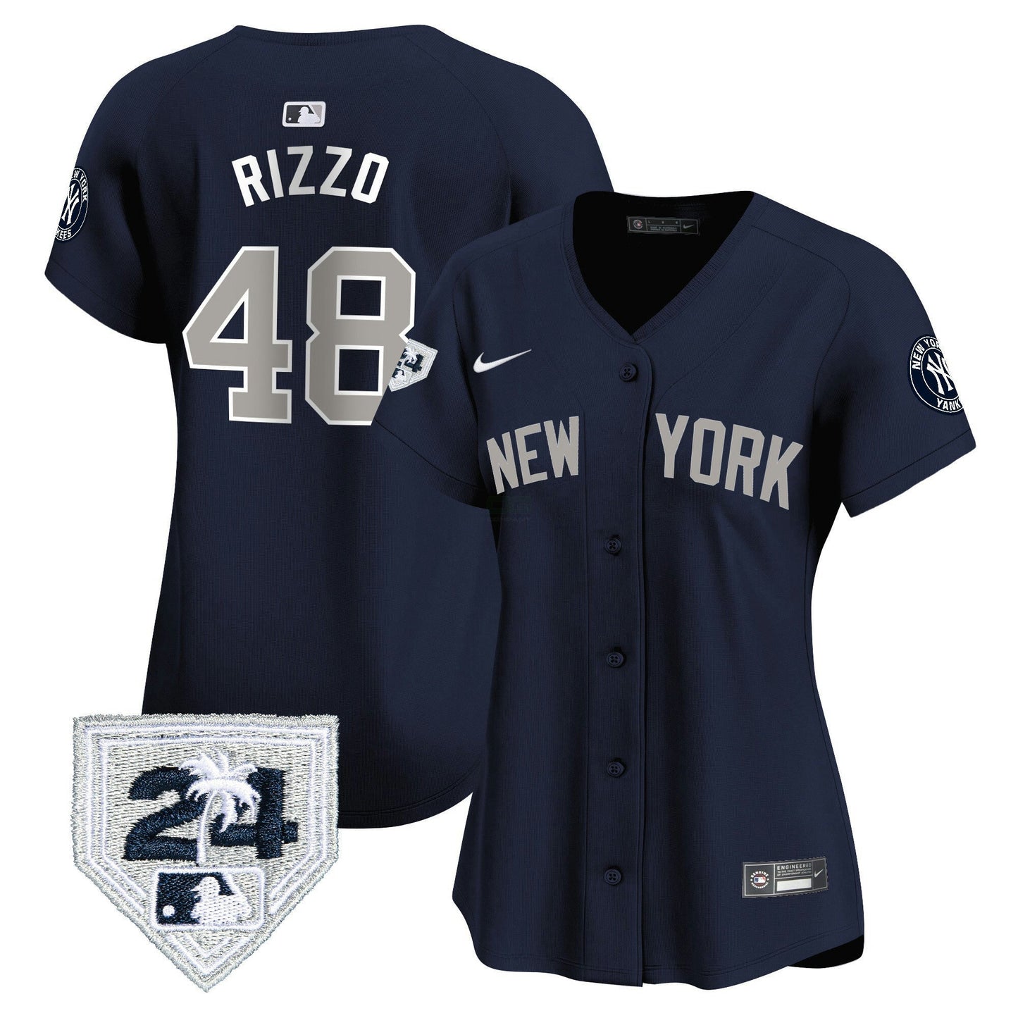 Camisa MLB Women’s New York 2024 Spring Training Patch Vapor Premier Limited Jersey V2