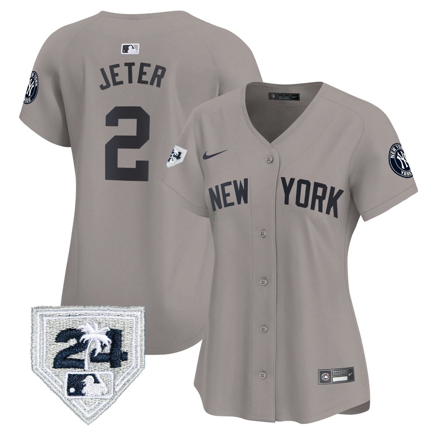 Camisa MLB Women’s New York 2024 Spring Training Patch Vapor Premier Limited Jersey V2