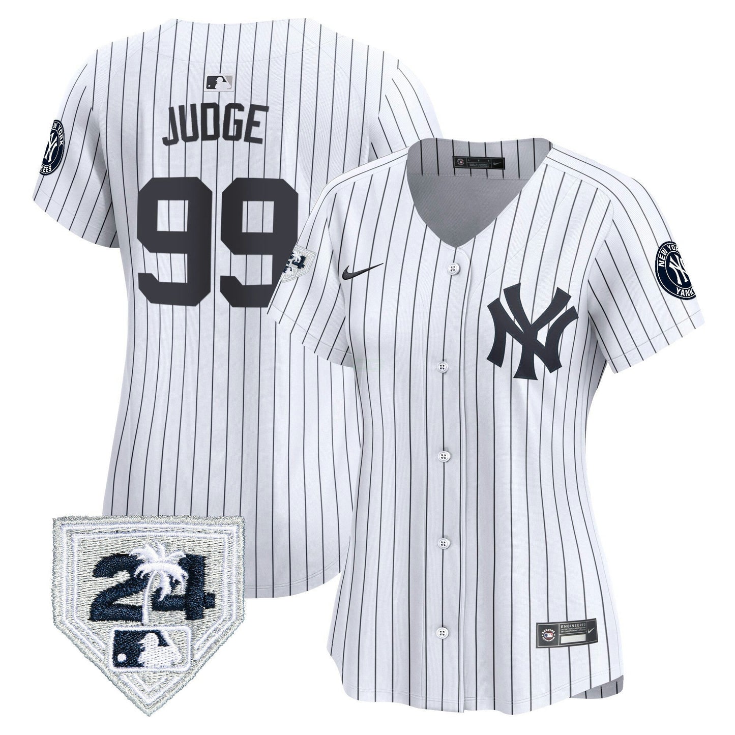 Camisa MLB Women’s New York 2024 Spring Training Patch Vapor Premier Limited Jersey V2