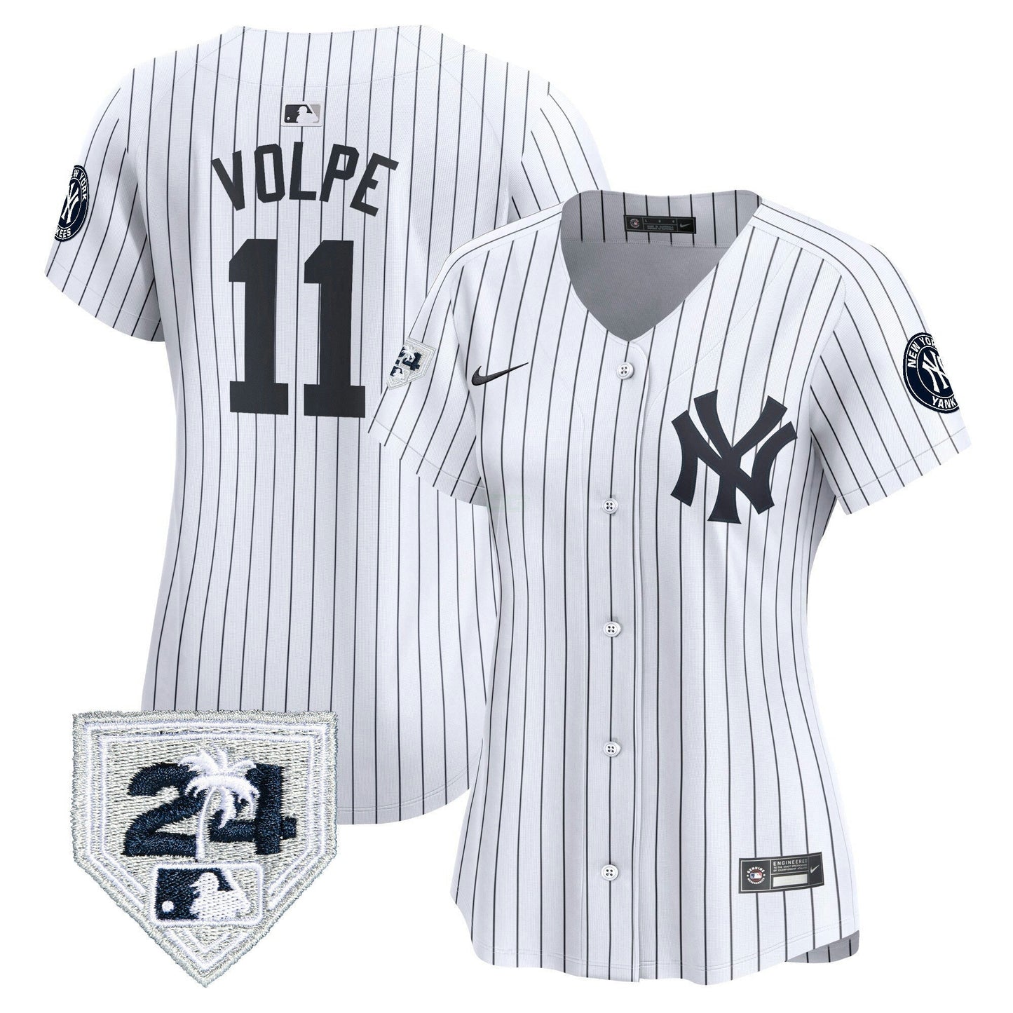 Camisa MLB Women’s New York 2024 Spring Training Patch Vapor Premier Limited Jersey V2