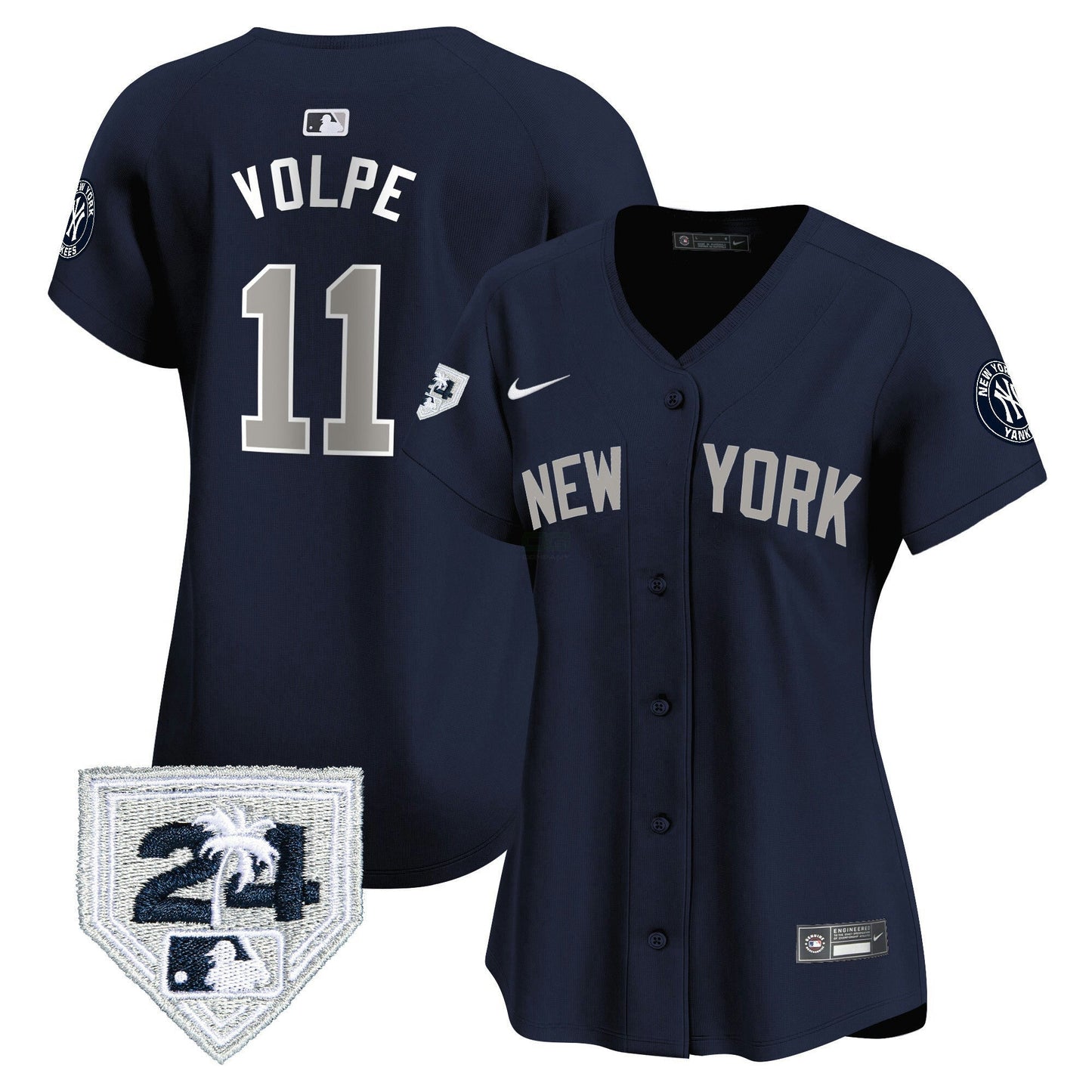 Camisa MLB Women’s New York 2024 Spring Training Patch Vapor Premier Limited Jersey V2