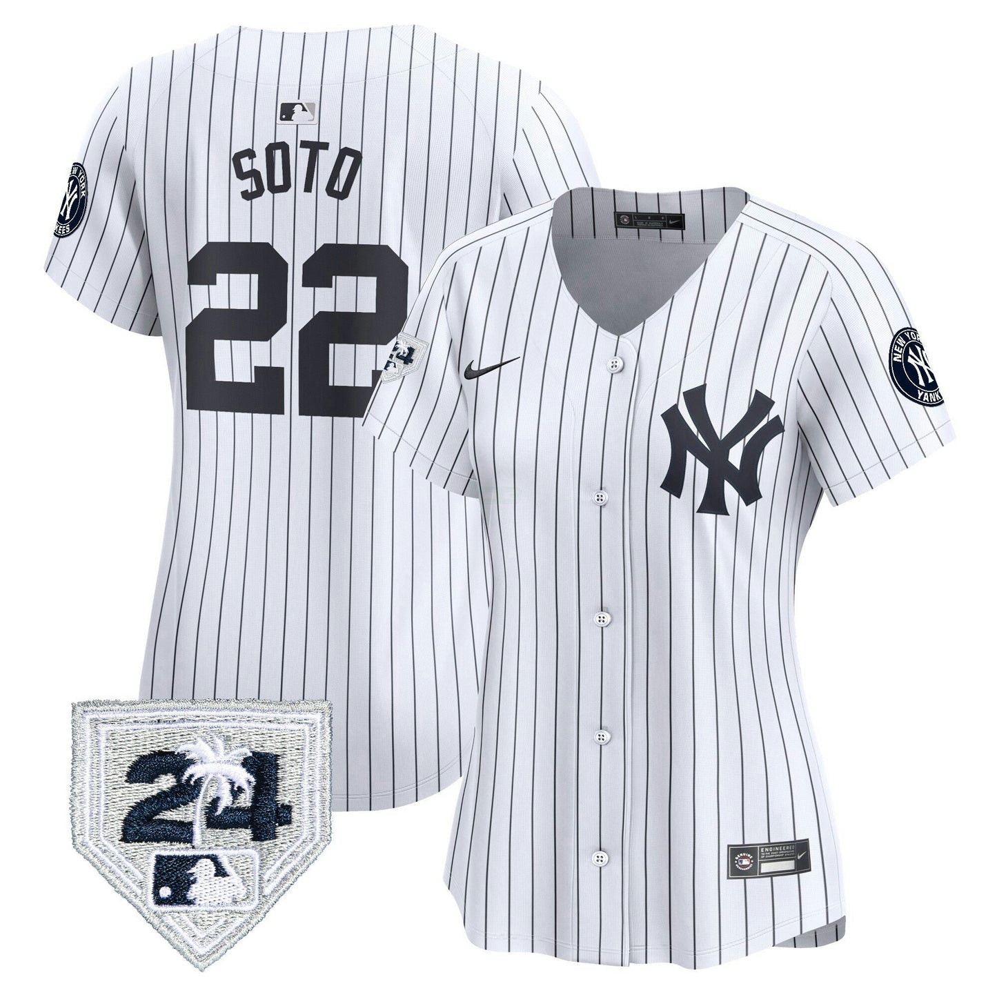 Camisa MLB Women’s New York 2024 Spring Training Patch Vapor Premier Limited Jersey V2