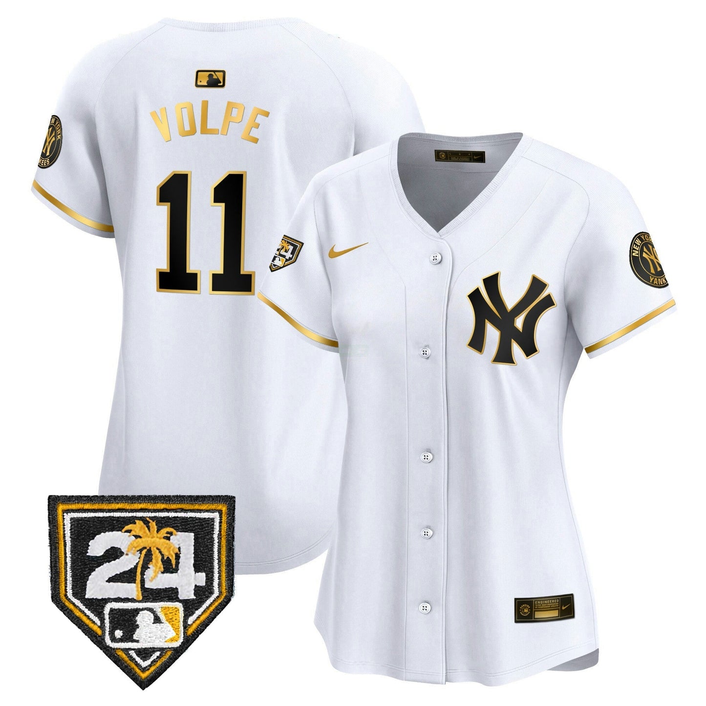 Camisa MLB Women’s New York 2024 Spring Training Patch Vapor Premier Limited Jersey V2