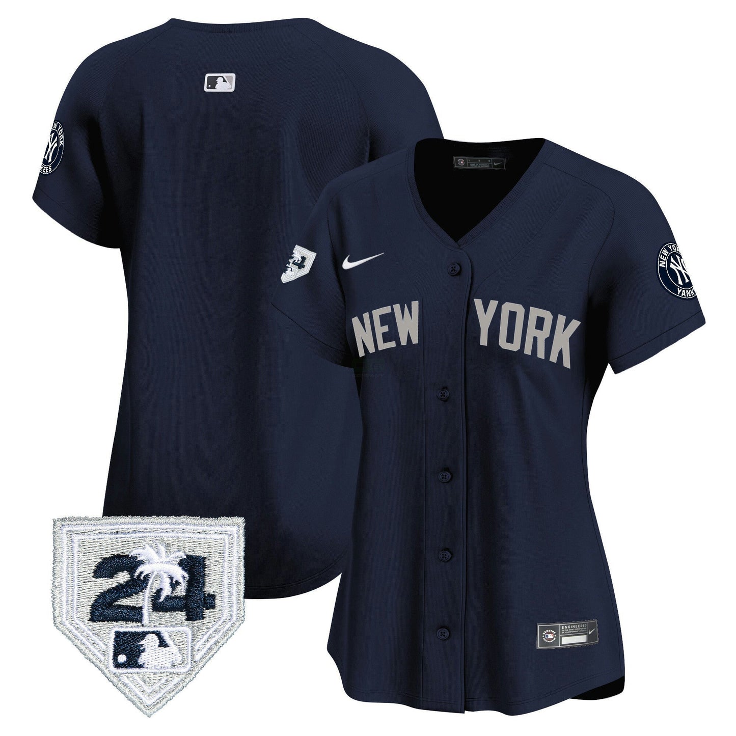 Camisa MLB Women’s New York 2024 Spring Training Patch Vapor Premier Limited Jersey V2