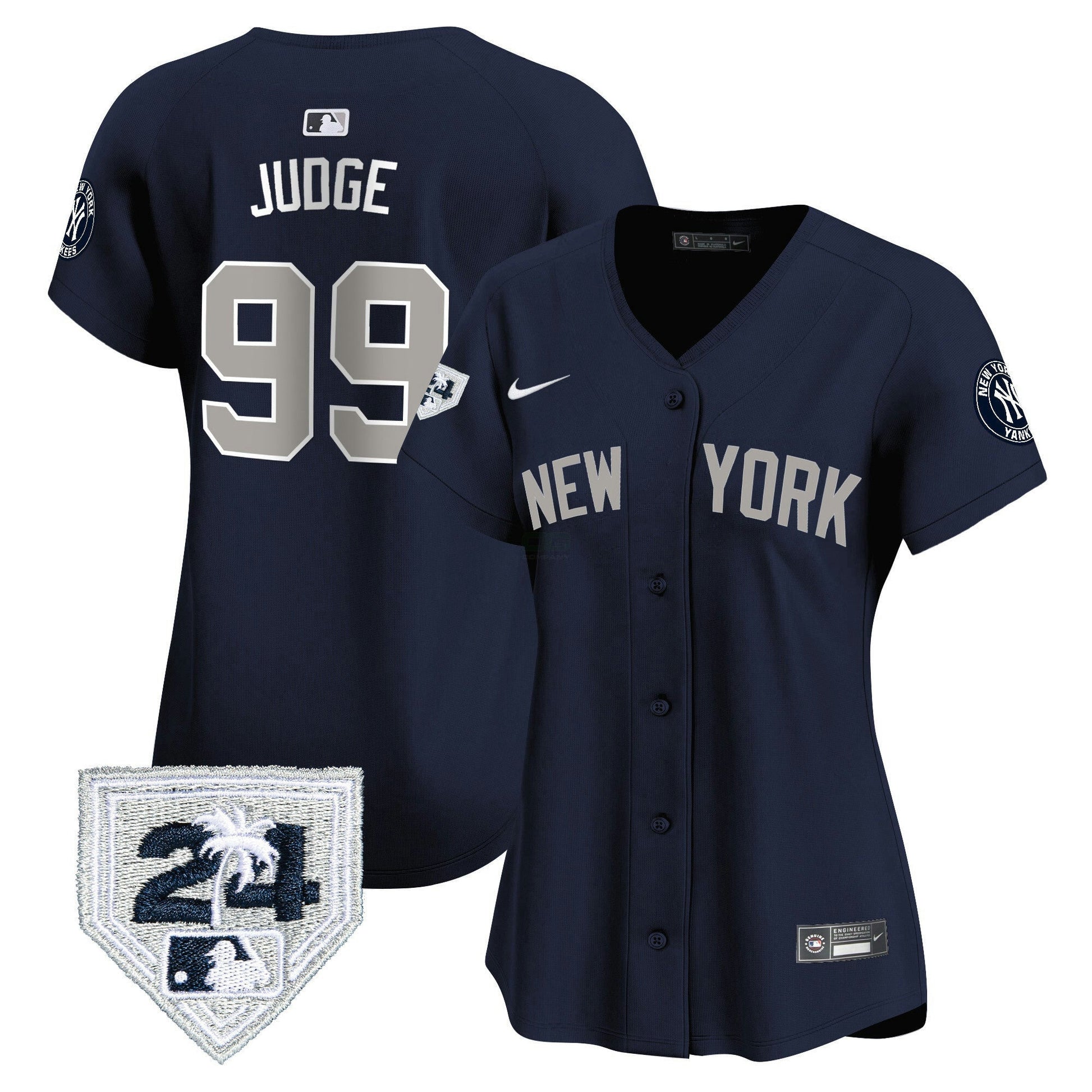 Camisa MLB Women’s New York 2024 Spring Training Patch Vapor Premier Limited Jersey V2