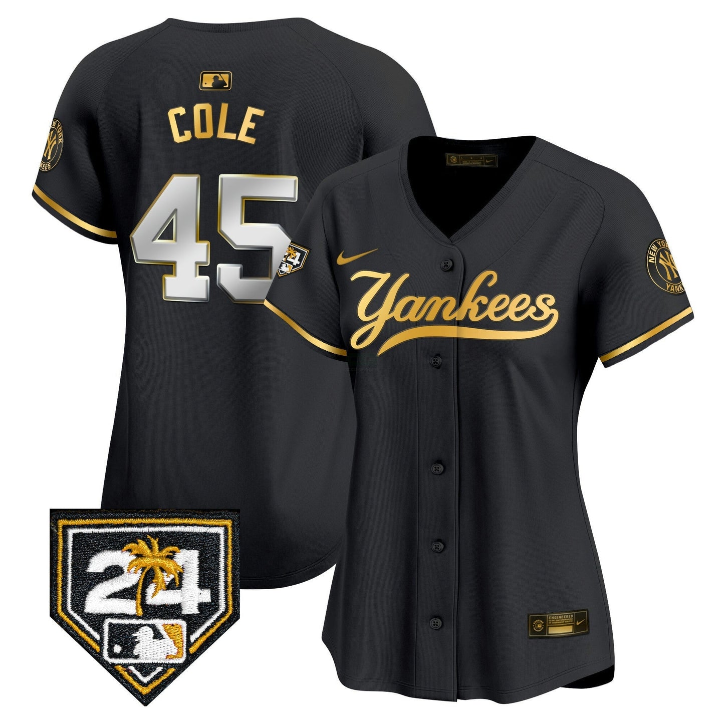 Camisa MLB Women’s New York 2024 Spring Training Patch Vapor Premier Limited Jersey V6