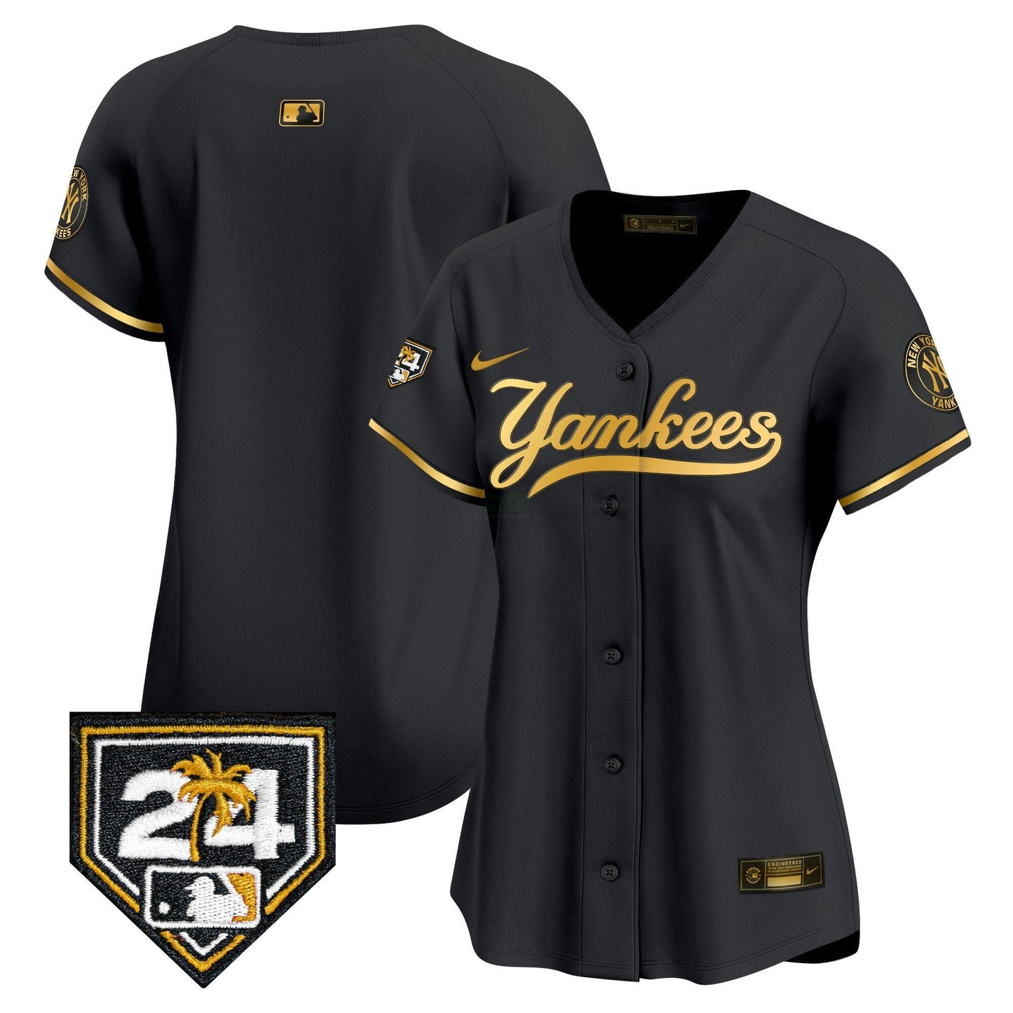 Camisa MLB Women’s New York 2024 Spring Training Patch Vapor Premier Limited Jersey V6