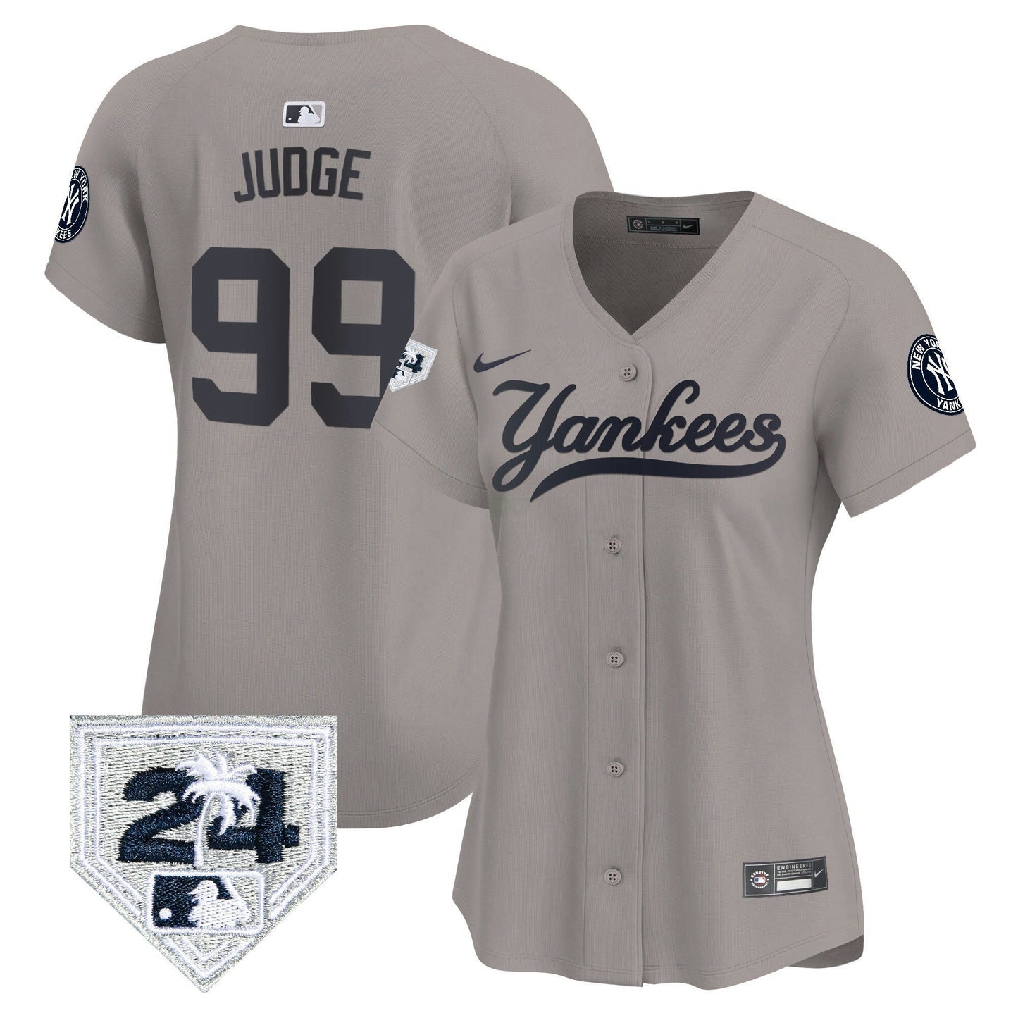 Camisa MLB Women’s New York 2024 Spring Training Patch Vapor Premier Limited Jersey V6