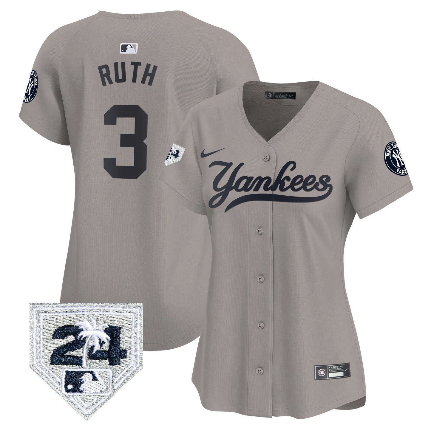 Camisa MLB Women’s New York 2024 Spring Training Patch Vapor Premier Limited Jersey V6