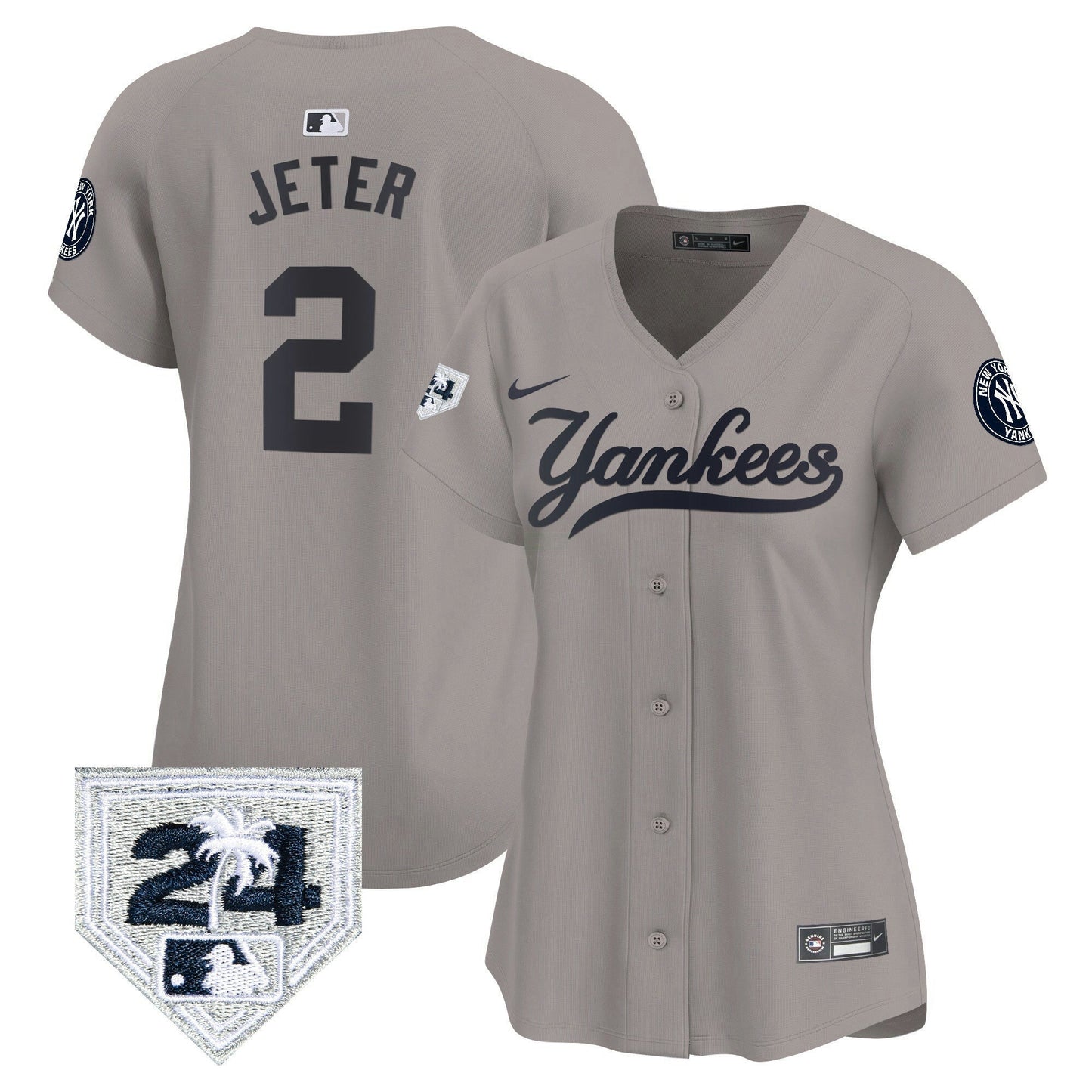 Camisa MLB Women’s New York 2024 Spring Training Patch Vapor Premier Limited Jersey V6
