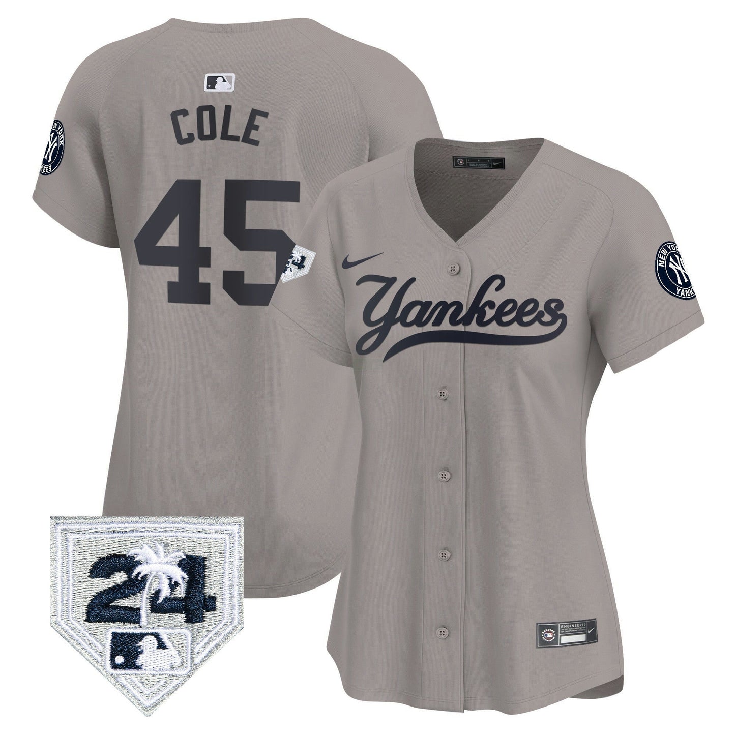Camisa MLB Women’s New York 2024 Spring Training Patch Vapor Premier Limited Jersey V6