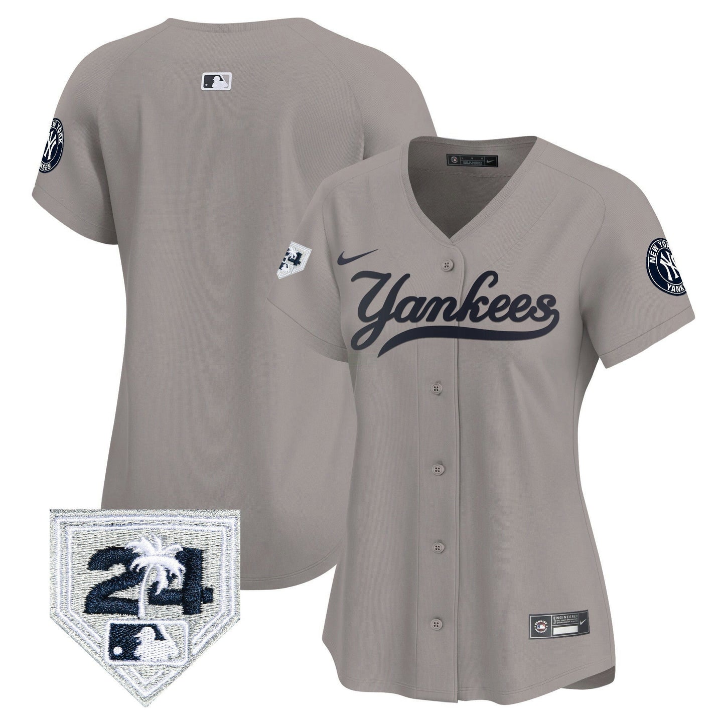 Camisa MLB Women’s New York 2024 Spring Training Patch Vapor Premier Limited Jersey V6
