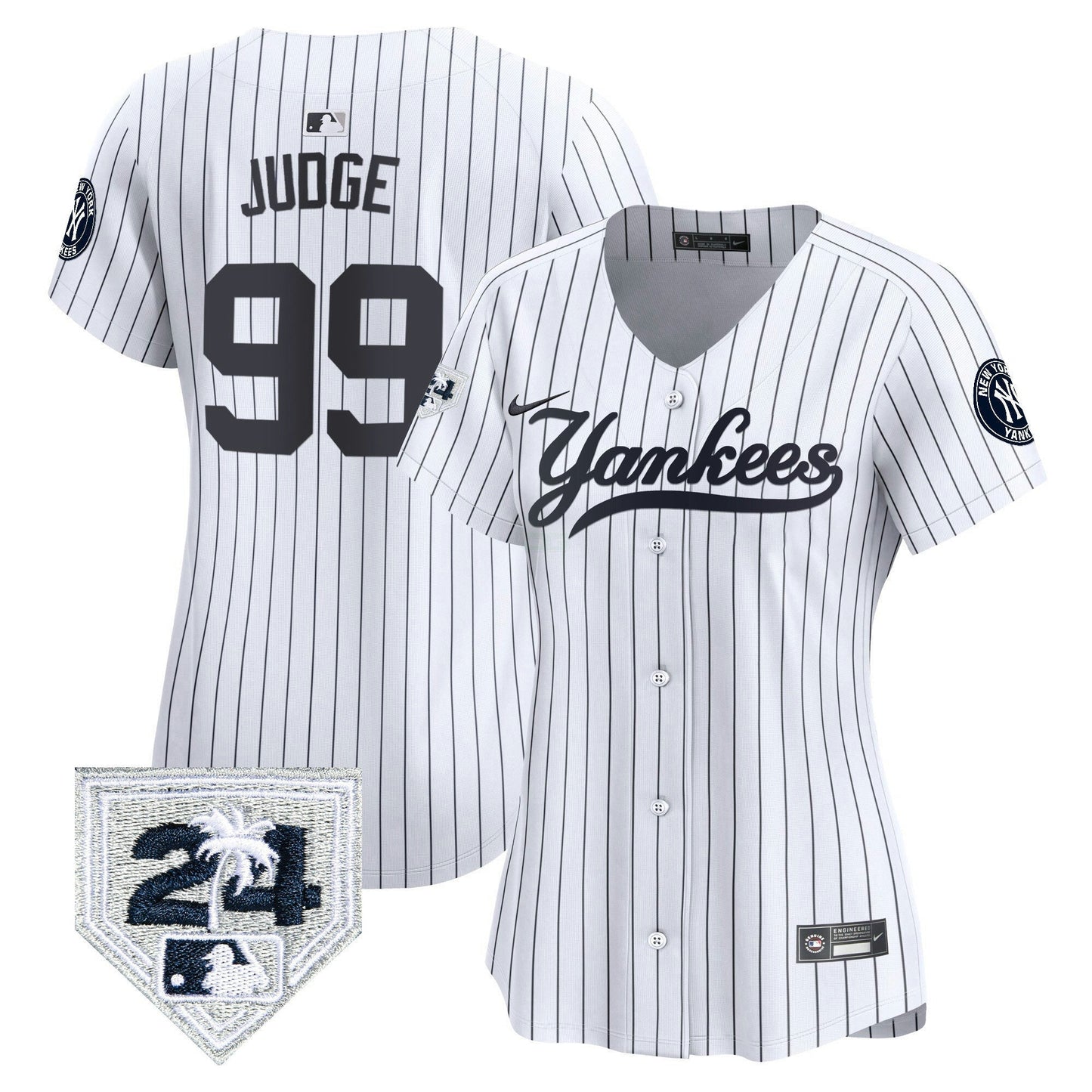 Camisa MLB Women’s New York 2024 Spring Training Patch Vapor Premier Limited Jersey V6