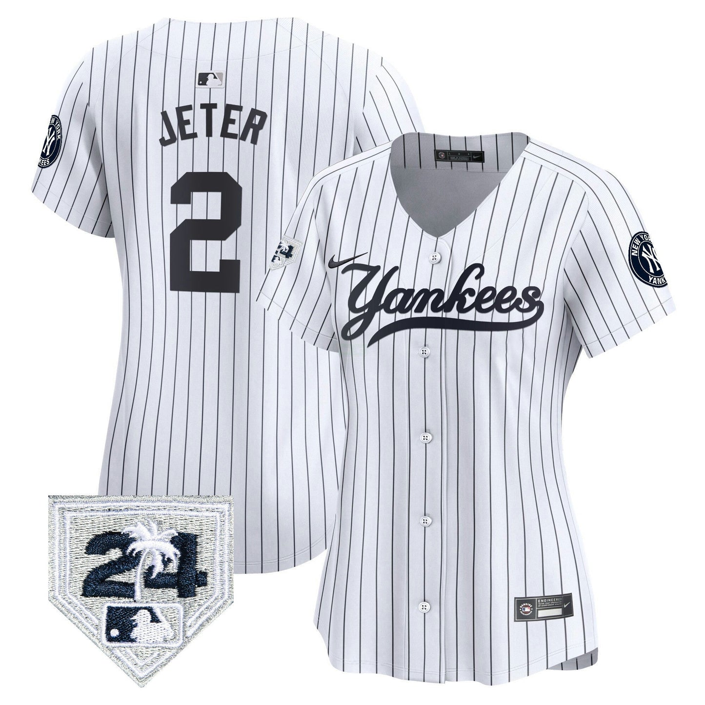 Camisa MLB Women’s New York 2024 Spring Training Patch Vapor Premier Limited Jersey V6