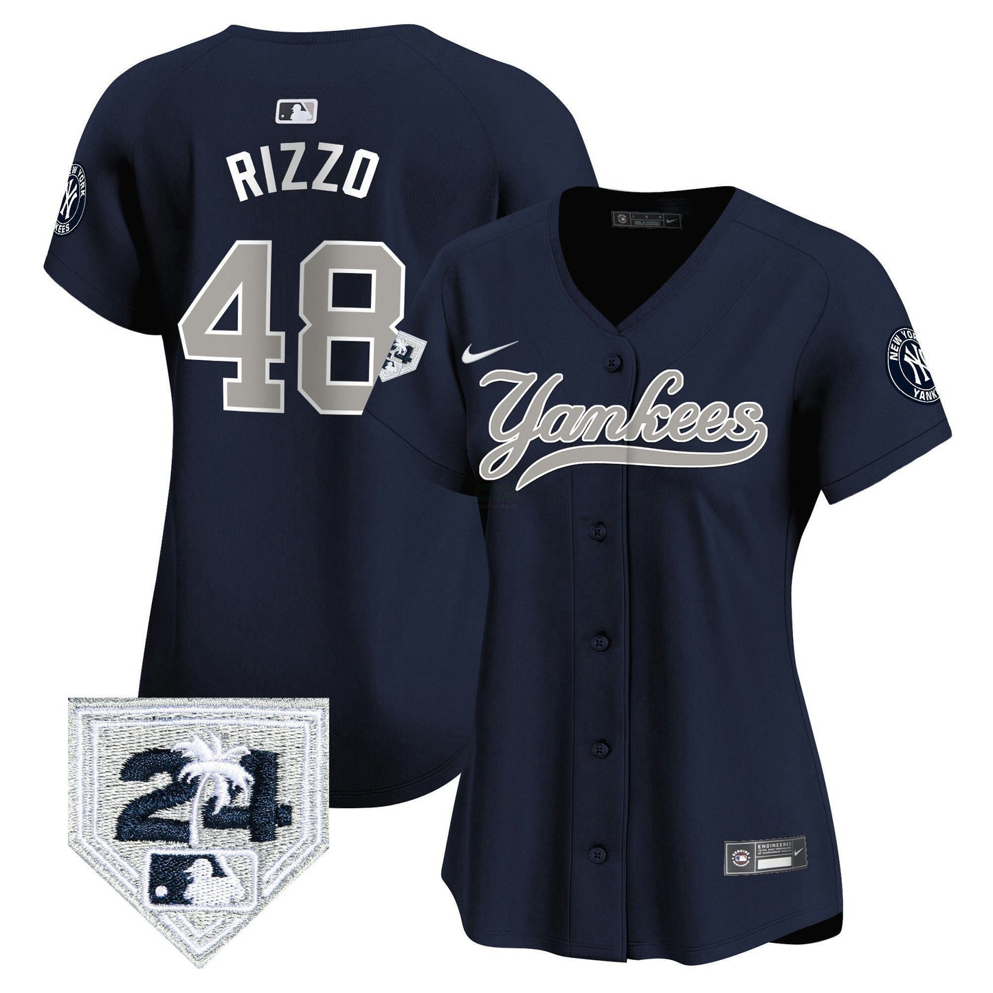 Camisa MLB Women’s New York 2024 Spring Training Patch Vapor Premier Limited Jersey V6