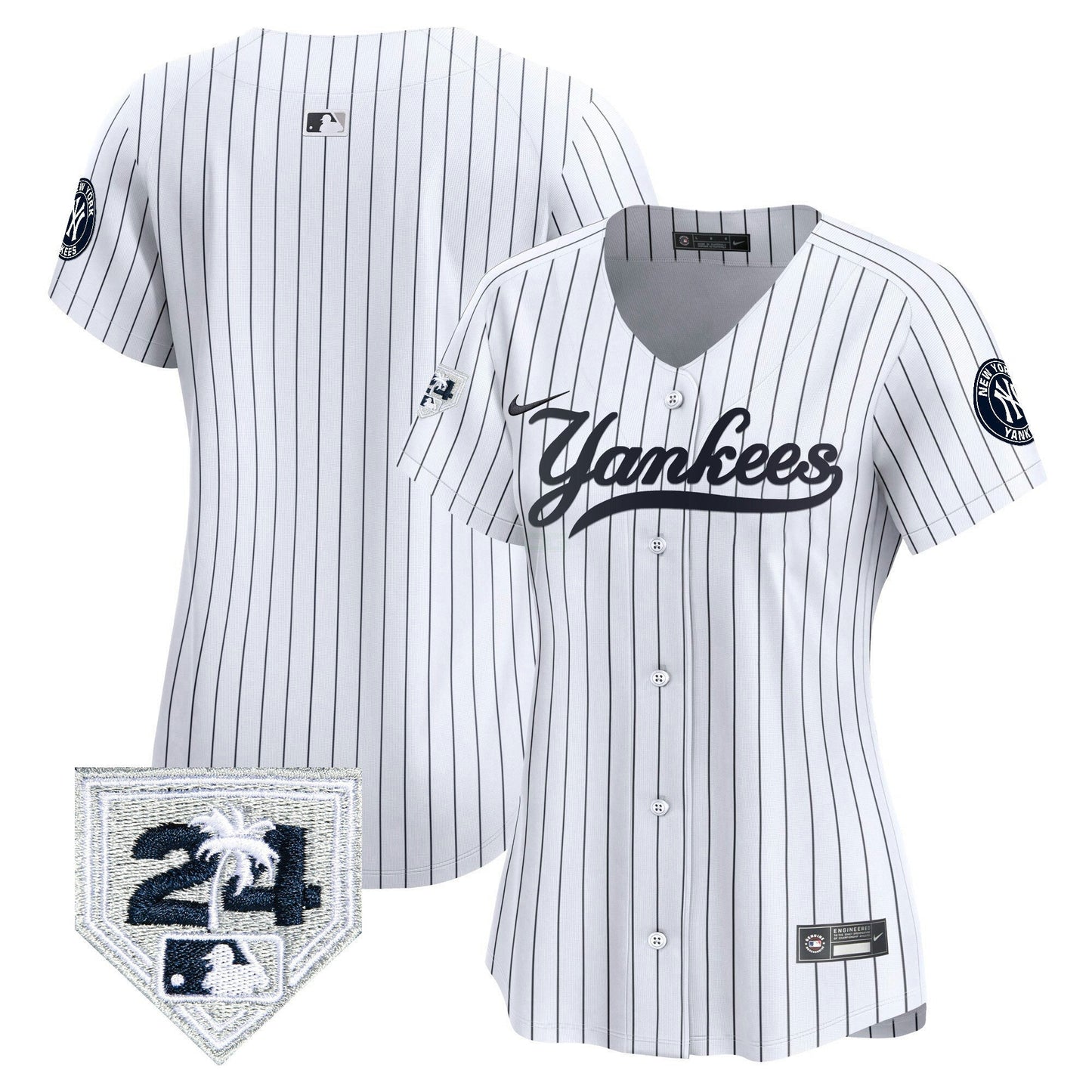 Camisa MLB Women’s New York 2024 Spring Training Patch Vapor Premier Limited Jersey V6