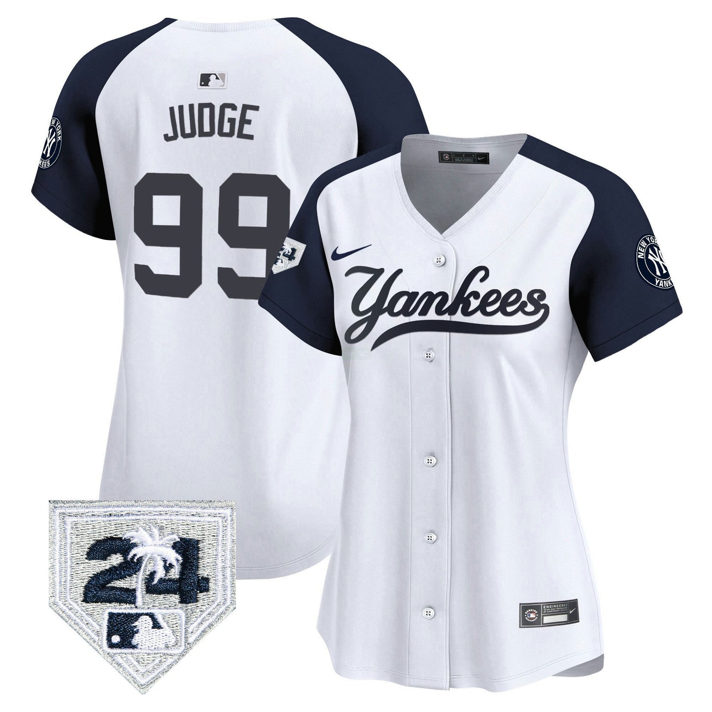 Camisa MLB Women’s New York 2024 Spring Training Patch Vapor Premier Limited Jersey V6