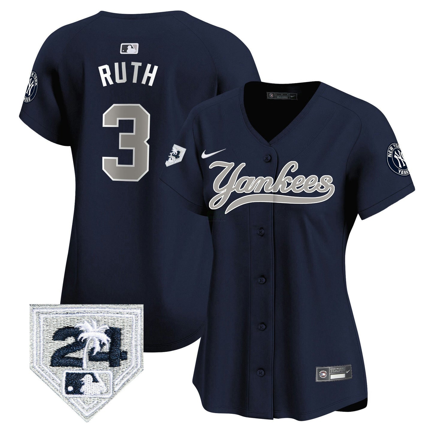 Camisa MLB Women’s New York 2024 Spring Training Patch Vapor Premier Limited Jersey V6