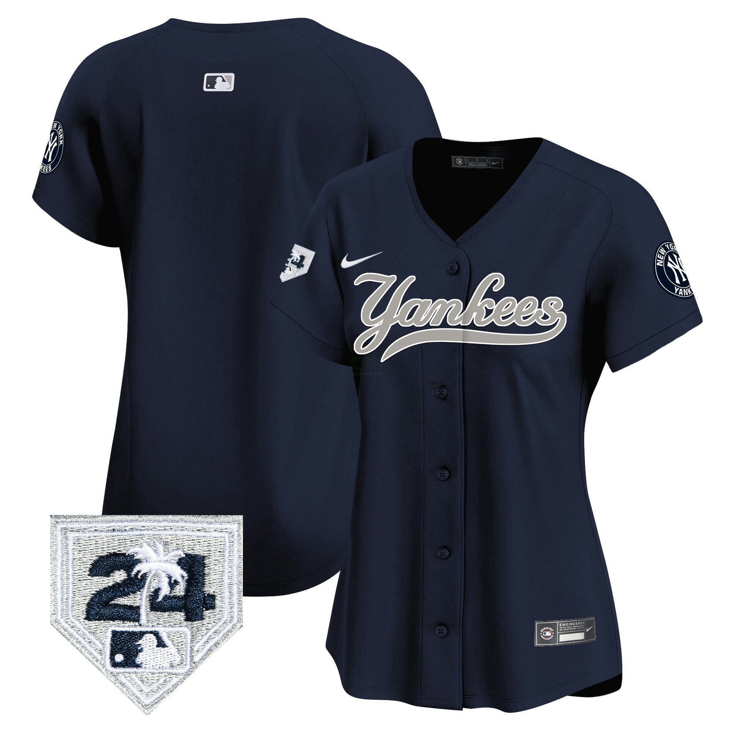 Camisa MLB Women’s New York 2024 Spring Training Patch Vapor Premier Limited Jersey V6