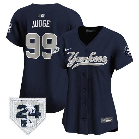 Camisa MLB Women’s New York 2024 Spring Training Patch Vapor Premier Limited Jersey V6