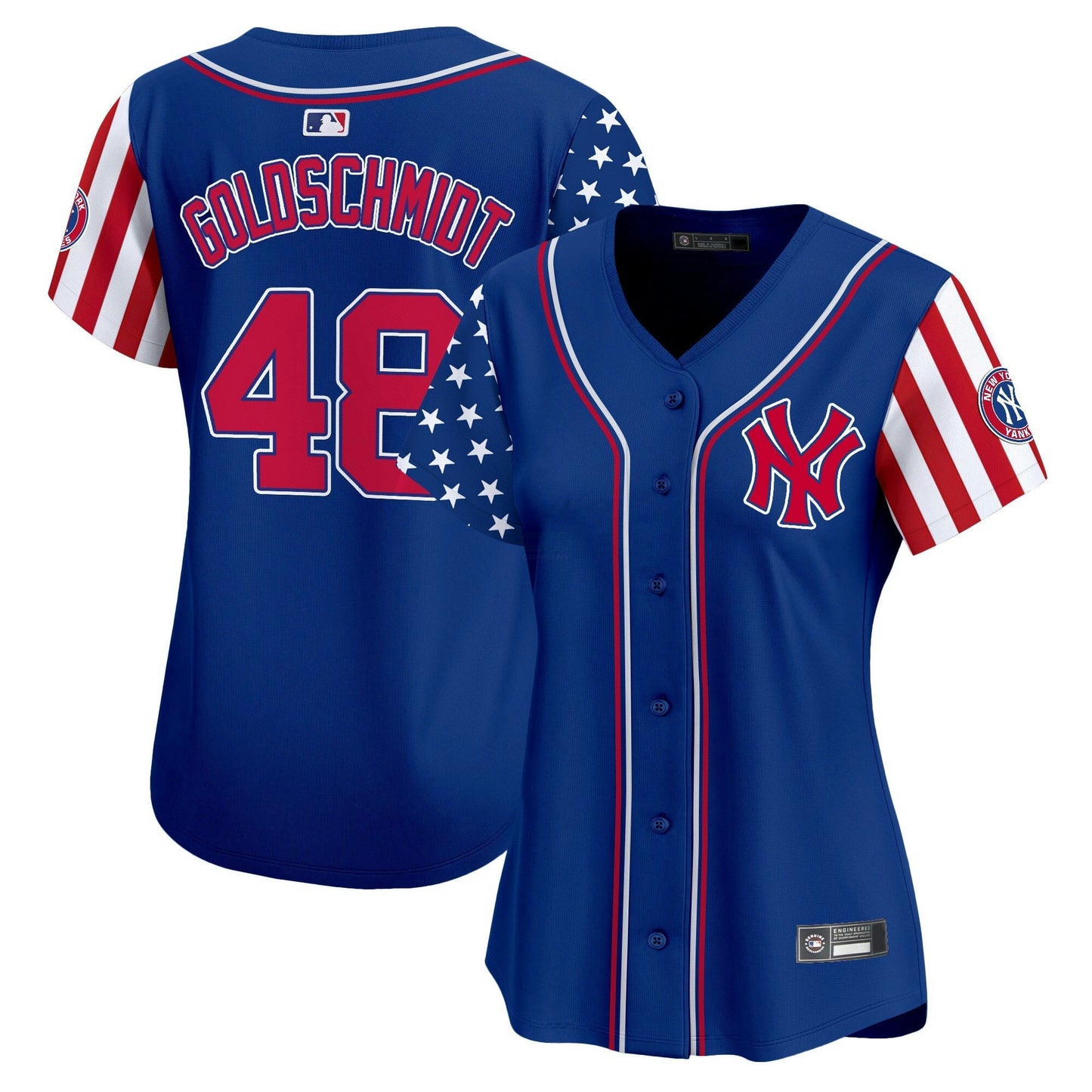 Camisa MLB New York Yankees Women’s New York 2025 Independence Day Vapor Premier Limited Jersey
