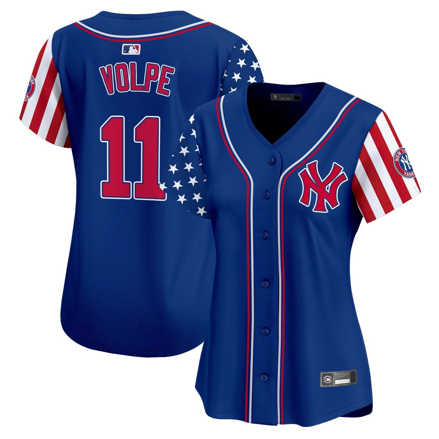 Camisa MLB New York Yankees Women’s New York 2025 Independence Day Vapor Premier Limited Jersey