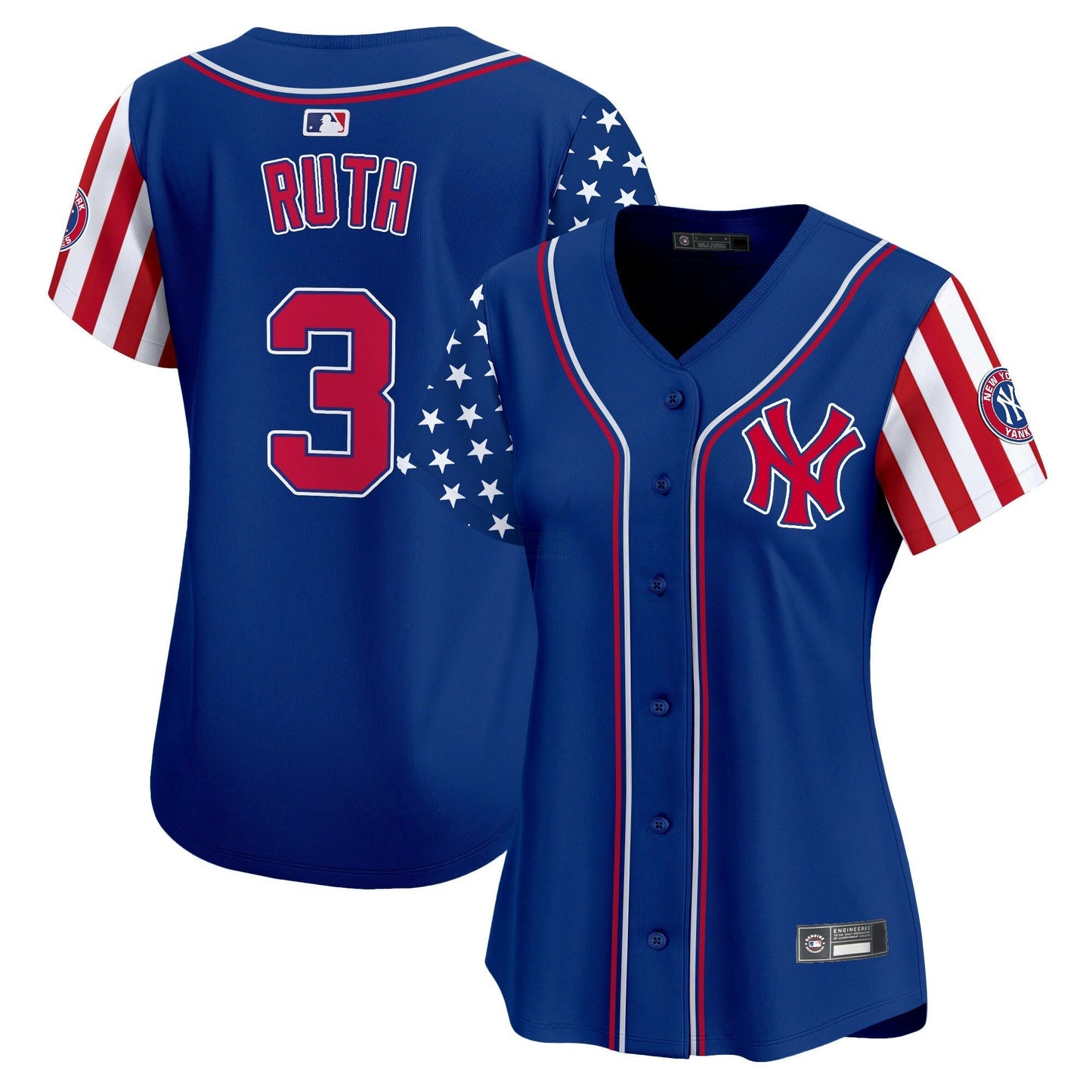 Camisa MLB New York Yankees Women’s New York 2025 Independence Day Vapor Premier Limited Jersey
