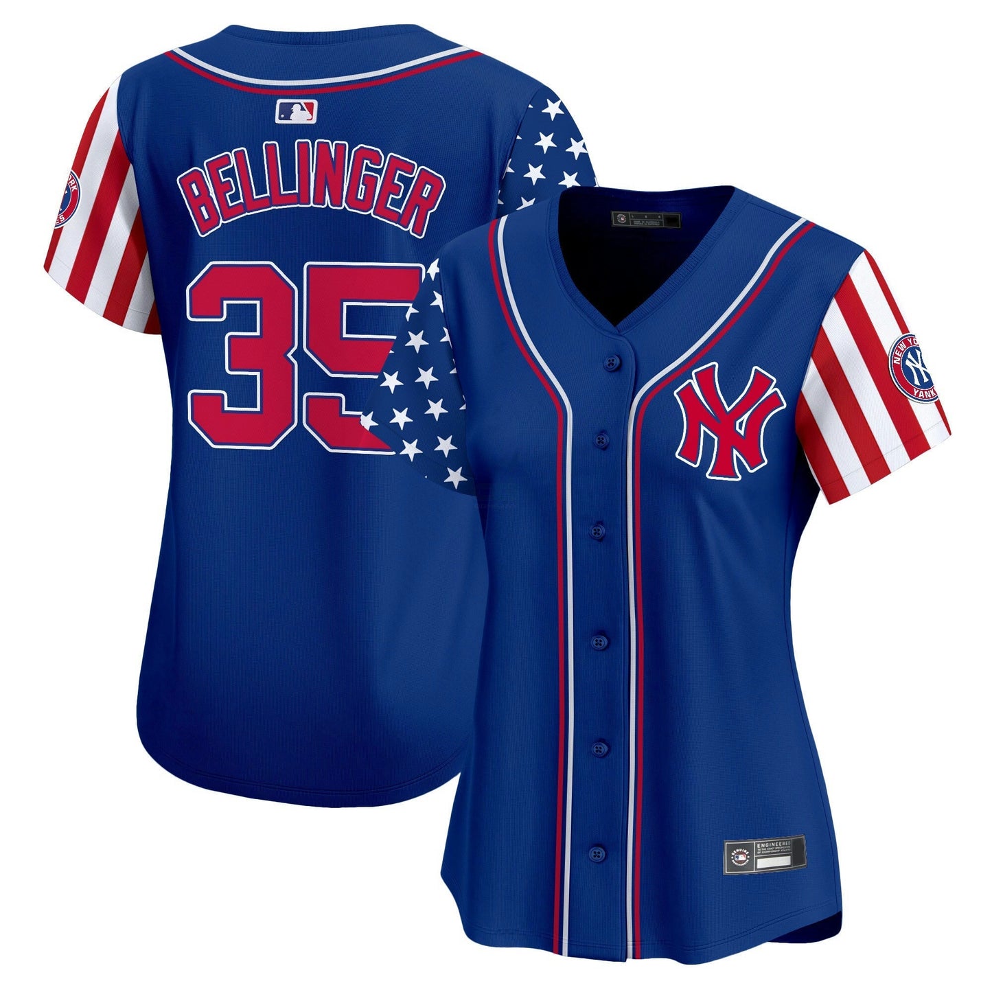 Camisa MLB New York Yankees Women’s New York 2025 Independence Day Vapor Premier Limited Jersey