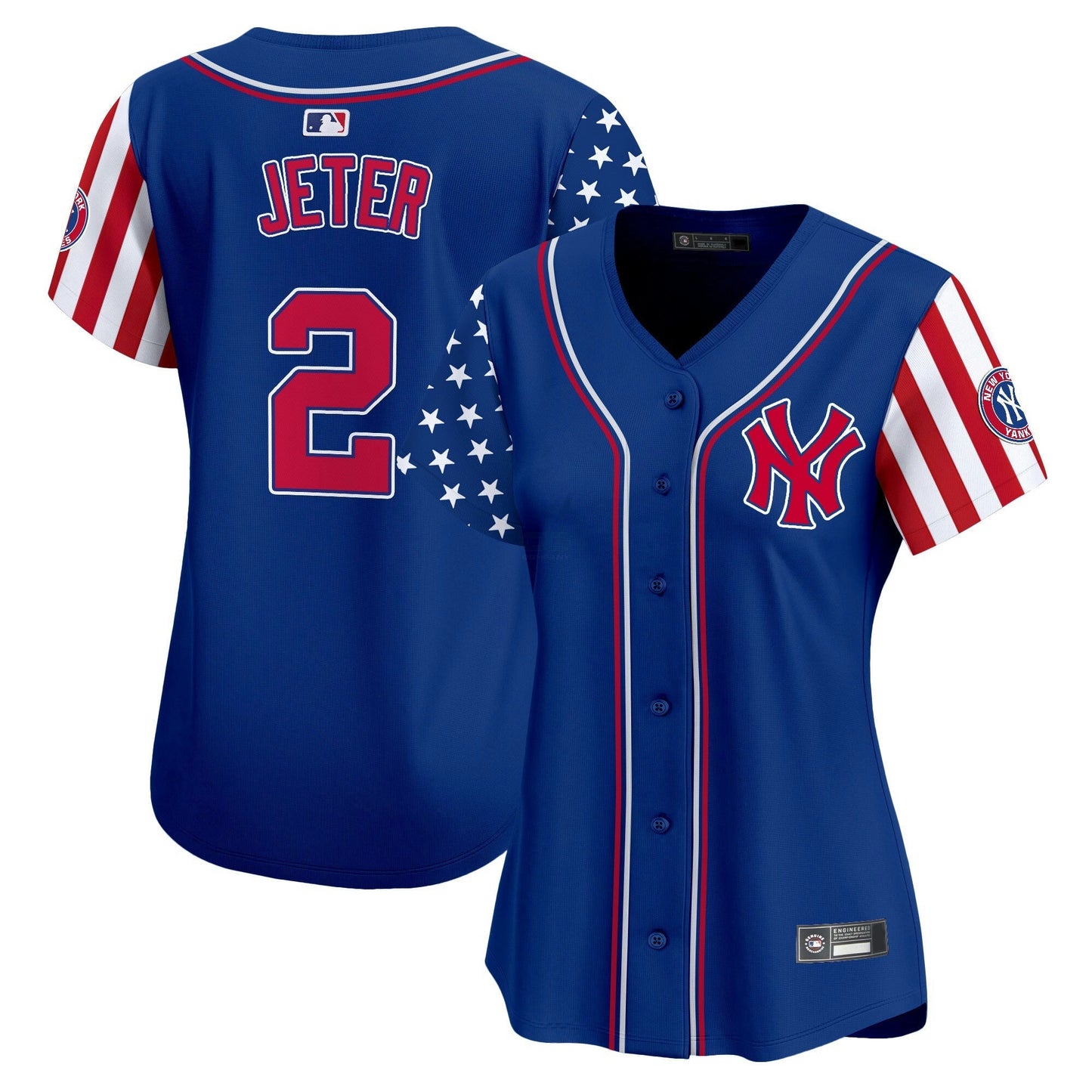 Camisa MLB New York Yankees Women’s New York 2025 Independence Day Vapor Premier Limited Jersey