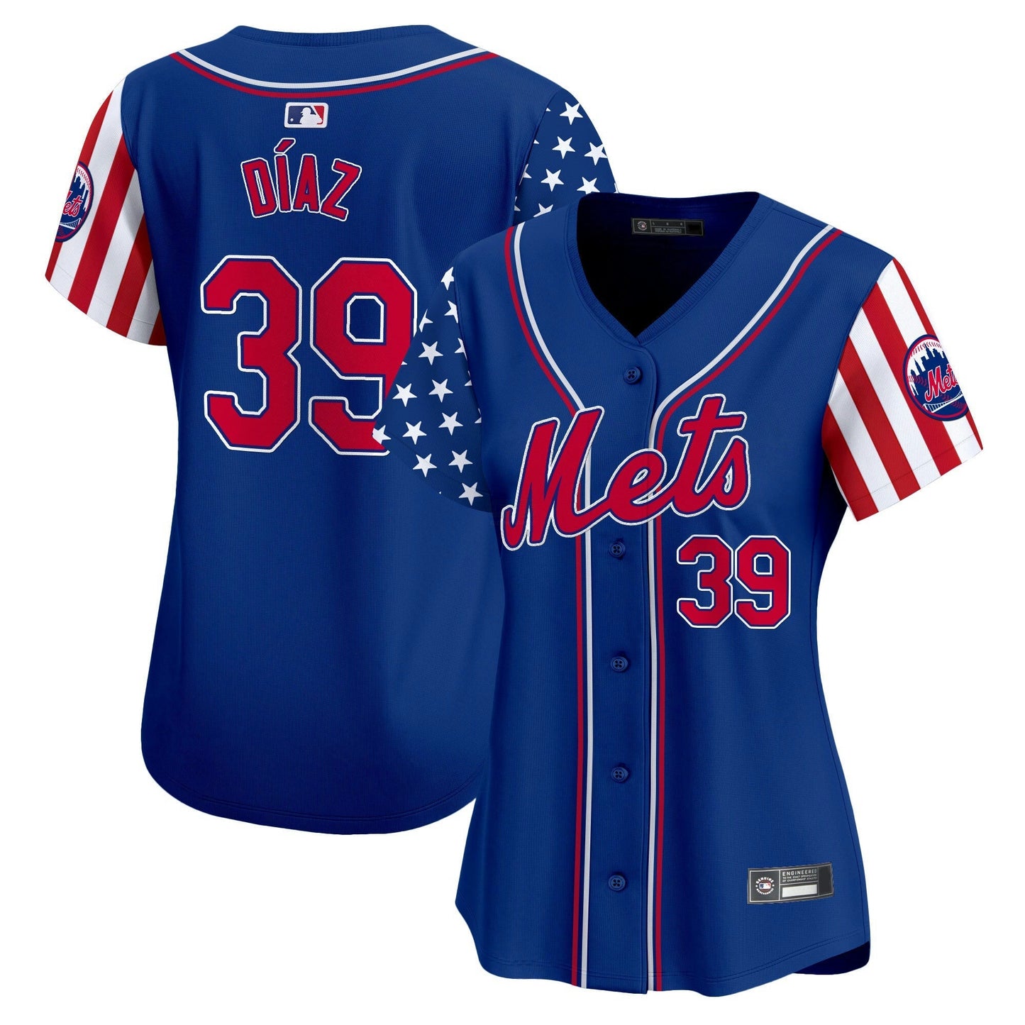Camisa MLB New York Mets Women’s New York 2025 Independence Day Vapor Premier Limited Jersey