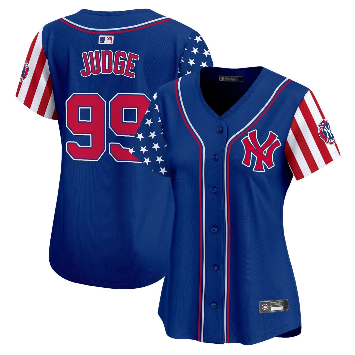 Camisa MLB New York Yankees Women’s New York 2025 Independence Day Vapor Premier Limited Jersey