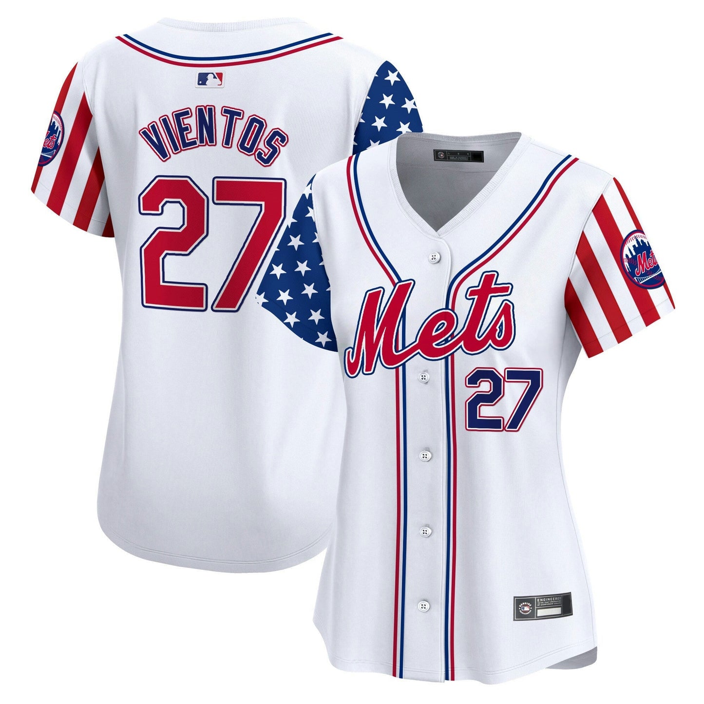 Camisa MLB New York Mets Women’s New York 2025 Independence Day Vapor Premier Limited Jersey