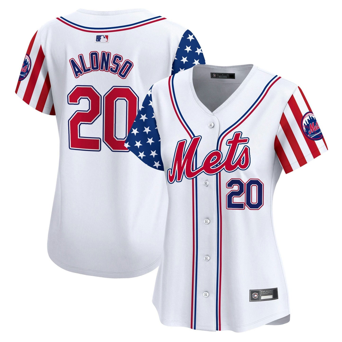 Camisa MLB New York Mets Women’s New York 2025 Independence Day Vapor Premier Limited Jersey