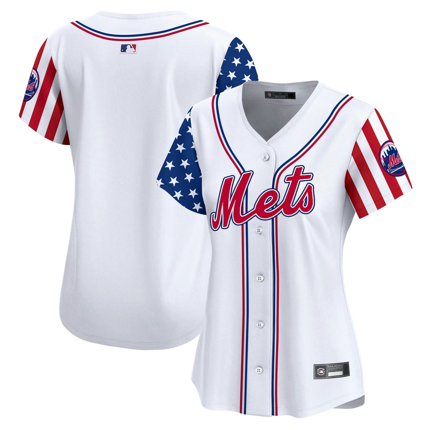 Camisa MLB New York Mets Women’s New York 2025 Independence Day Vapor Premier Limited Jersey