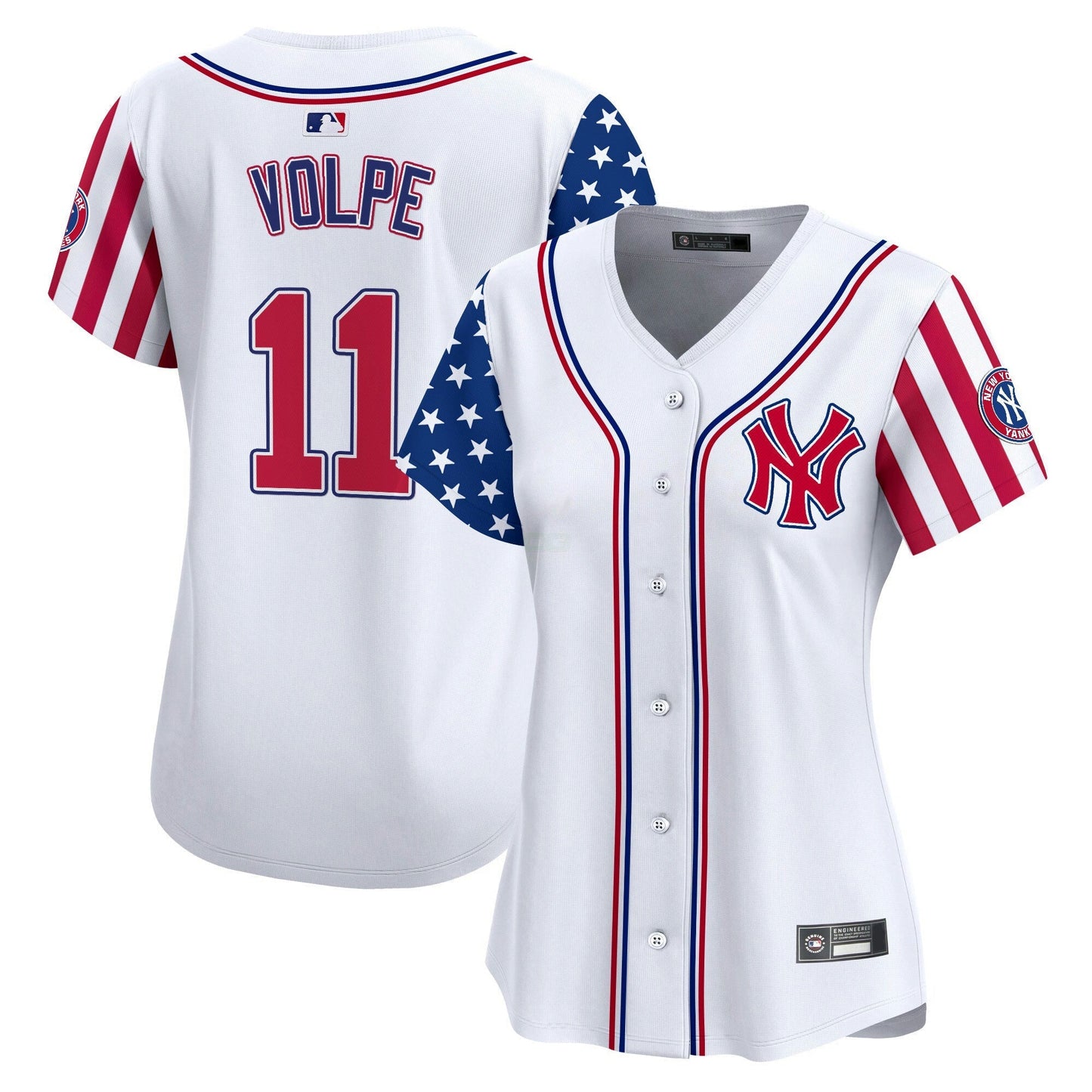 Camisa MLB New York Yankees Women’s New York 2025 Independence Day Vapor Premier Limited Jersey