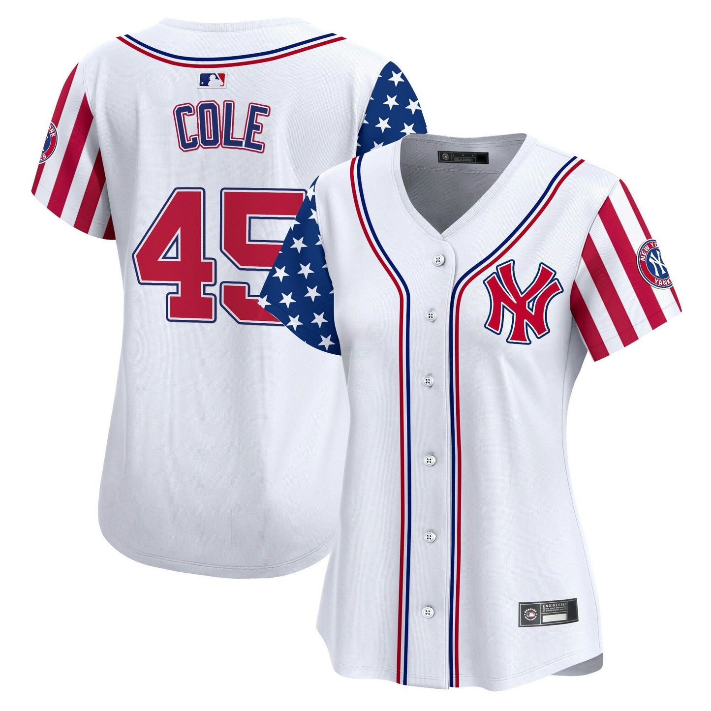 Camisa MLB New York Yankees Women’s New York 2025 Independence Day Vapor Premier Limited Jersey